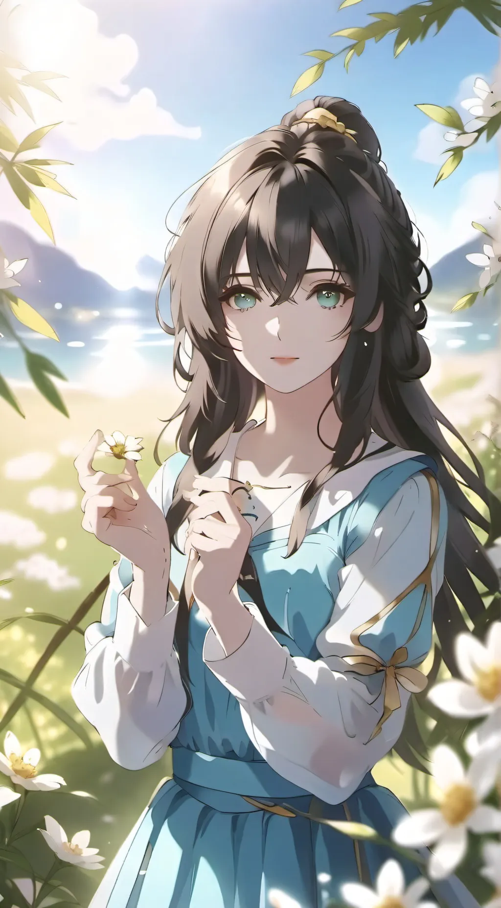 ai character: Rosé background