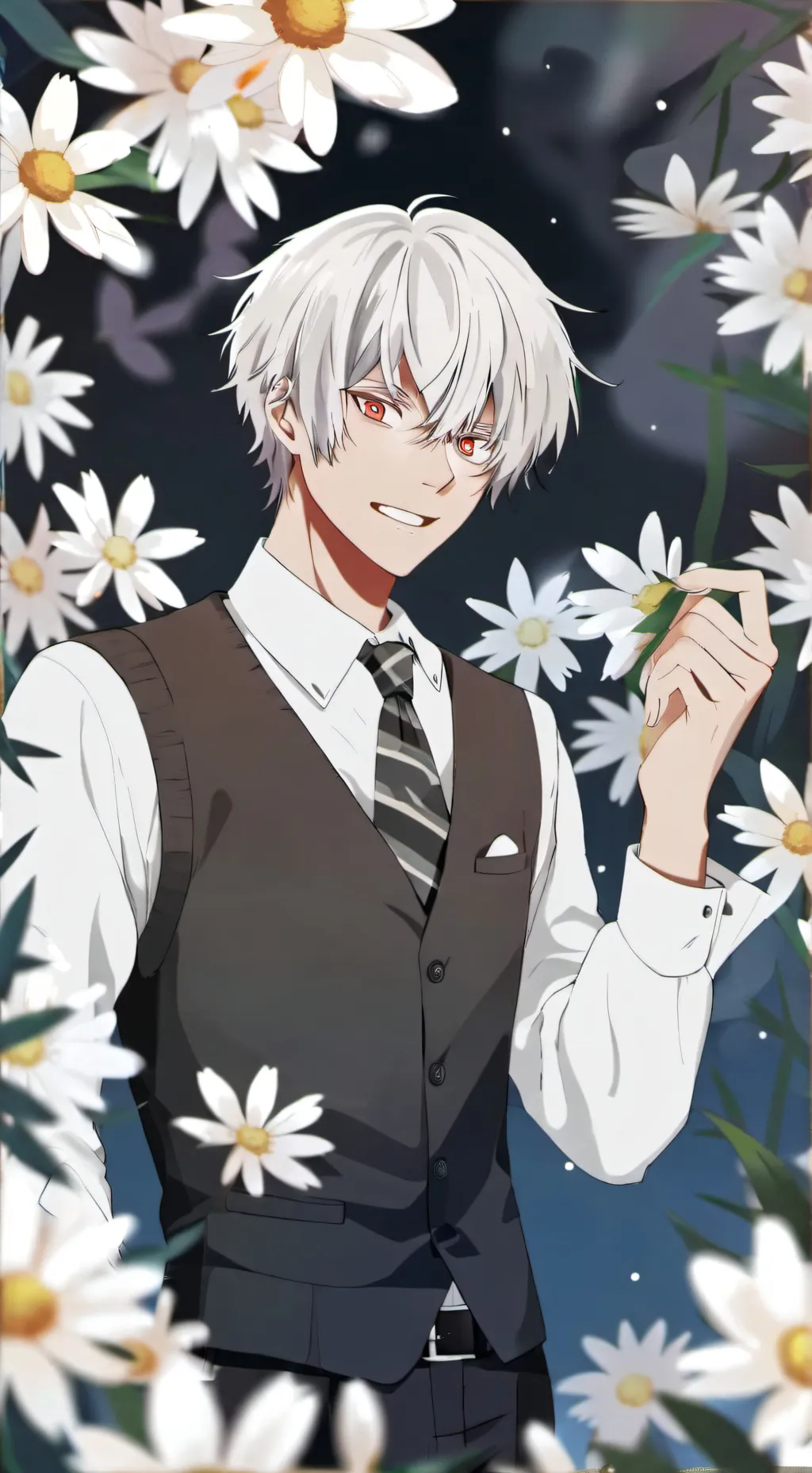 ai character: gojo seu namorado background