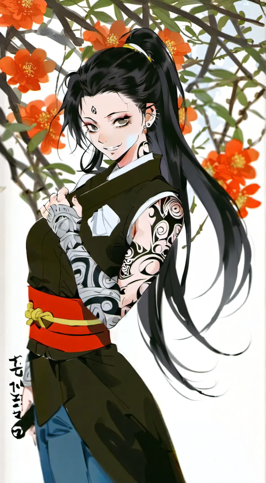 ai character: (Female) Sukuna  background