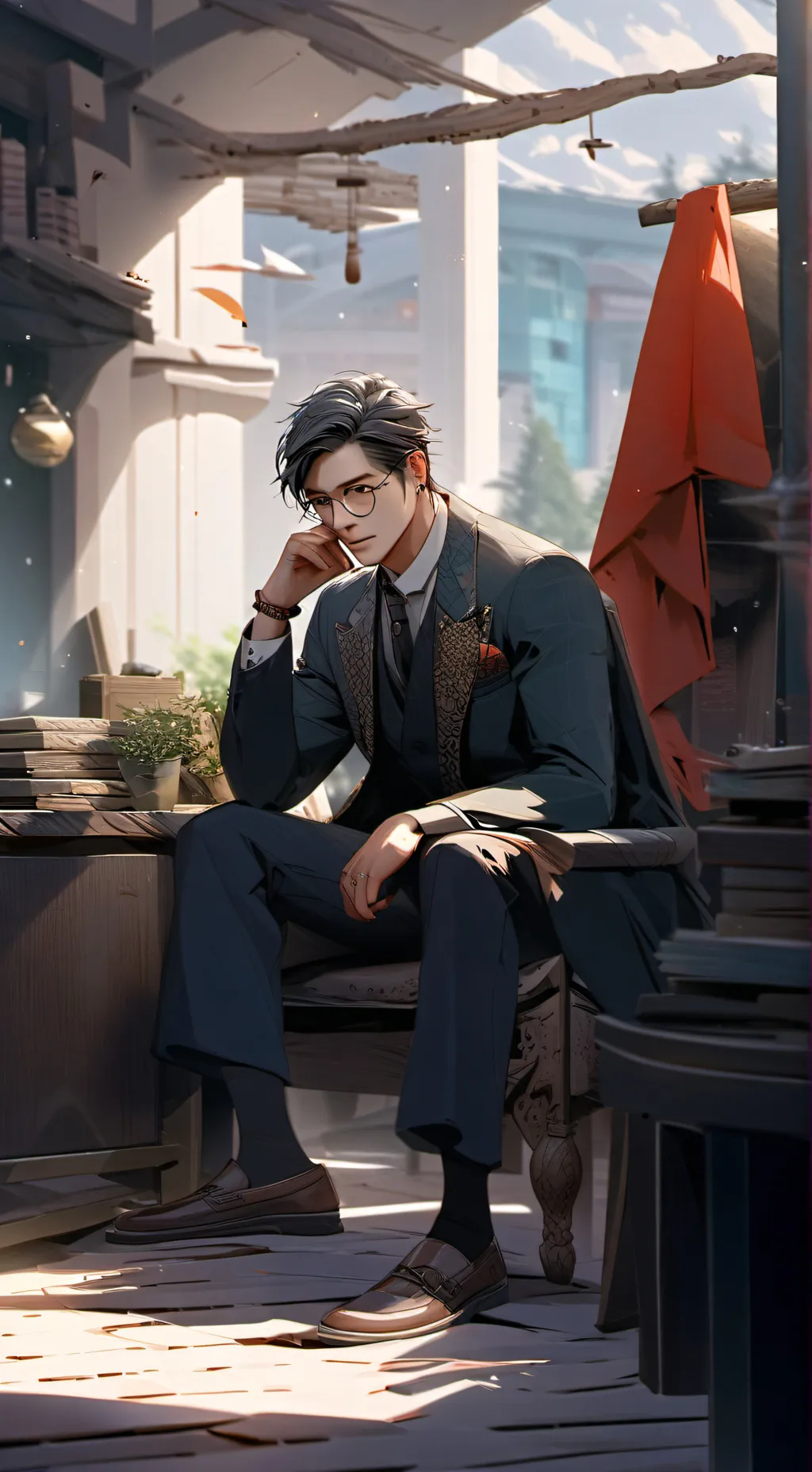 ai character: idk i was bored background