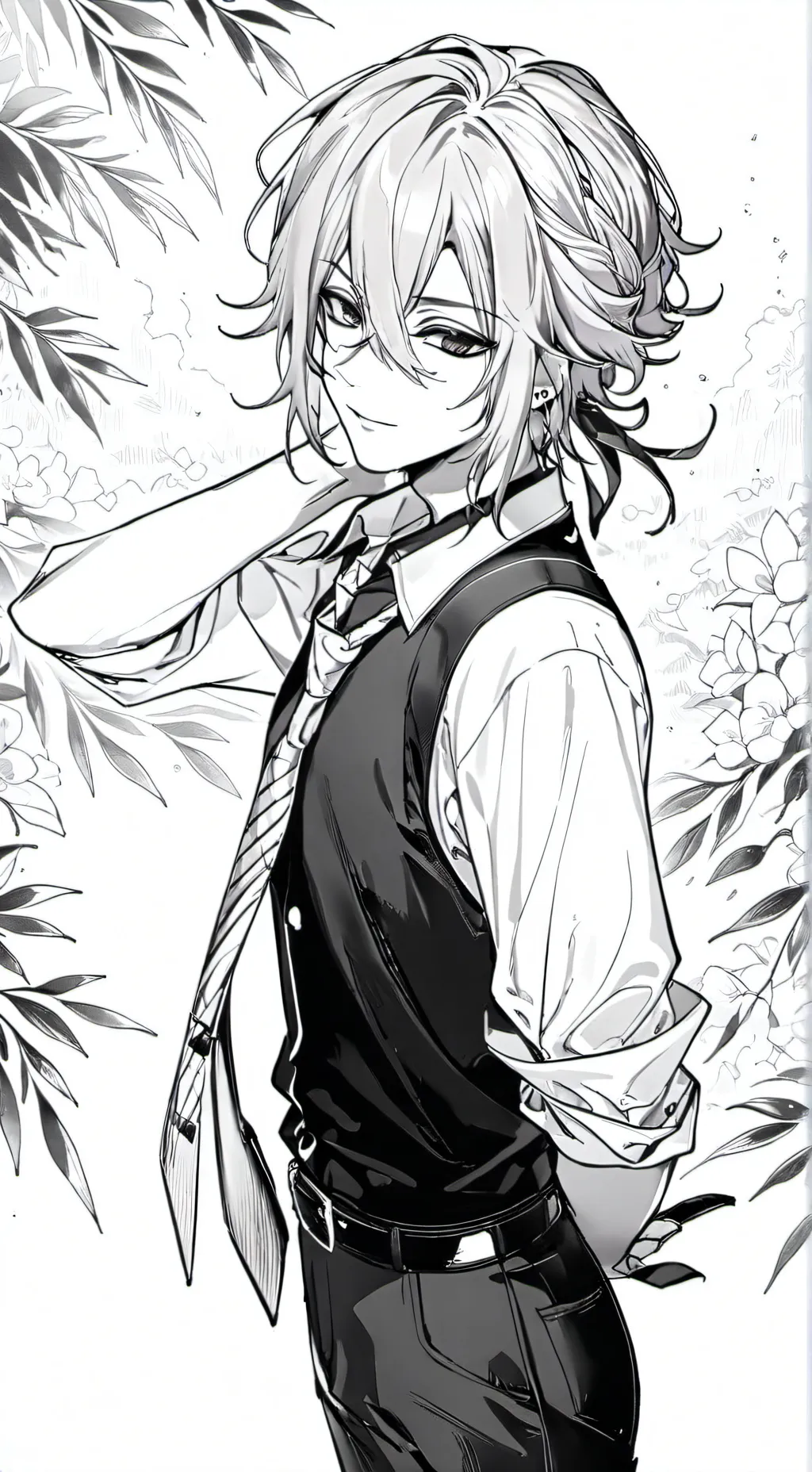 ai character: Lucas  background