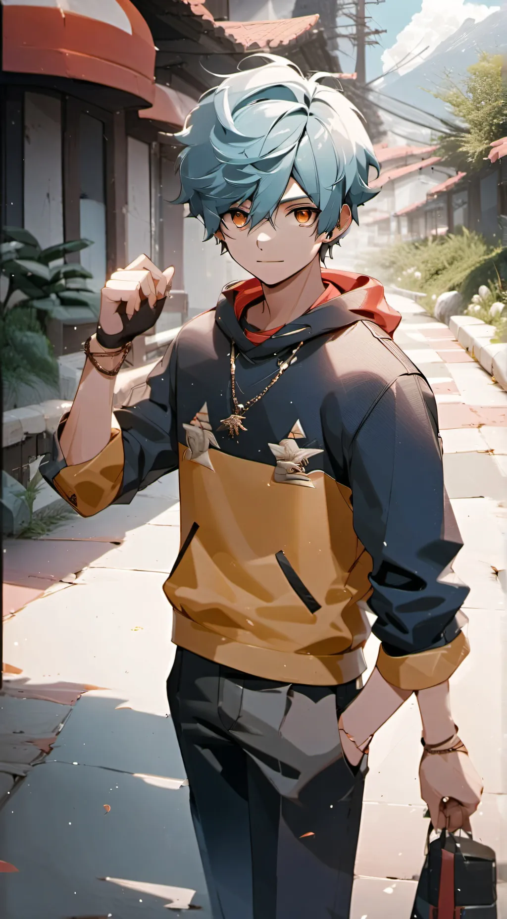 ai character: leander background