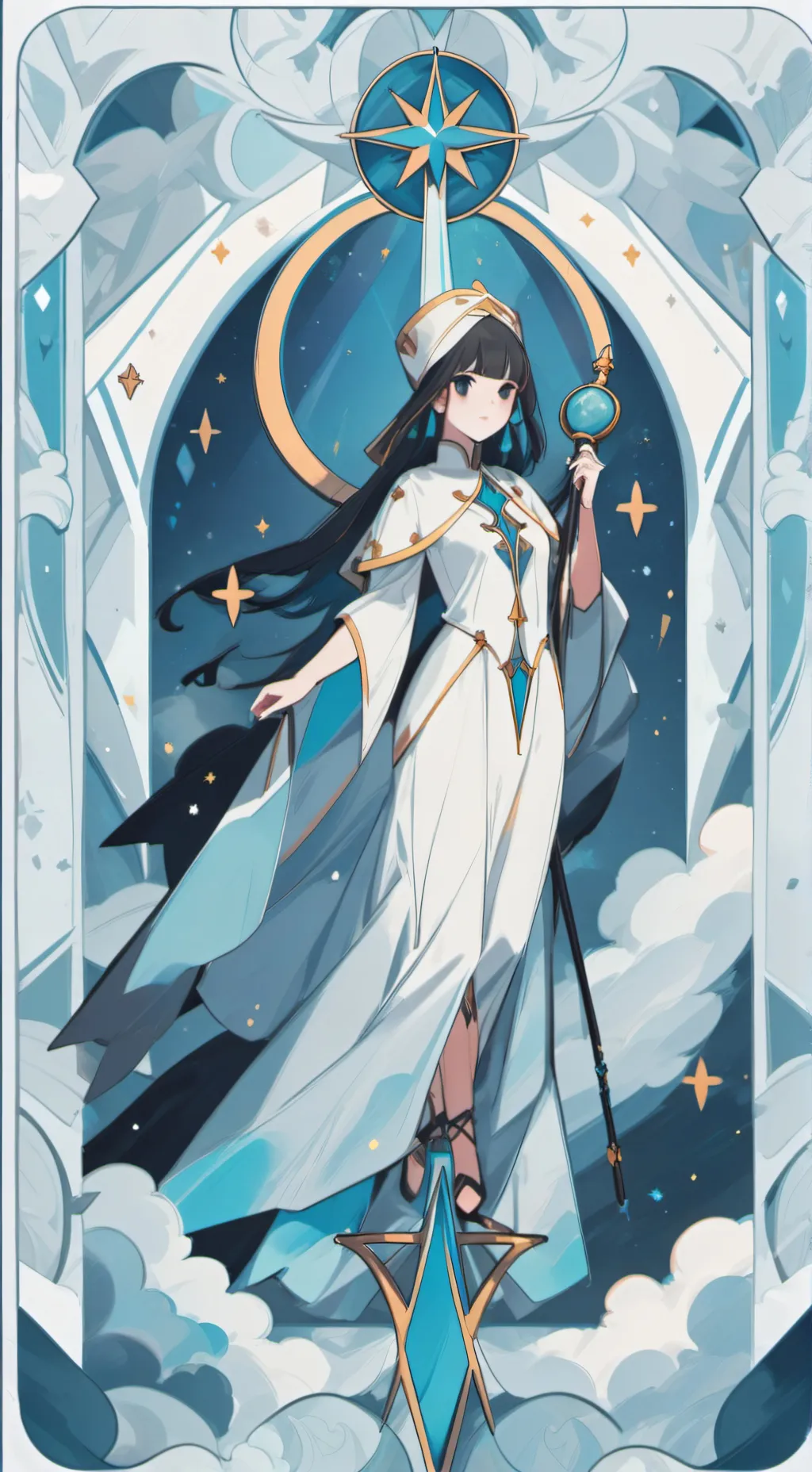 ai character: Animae girl background