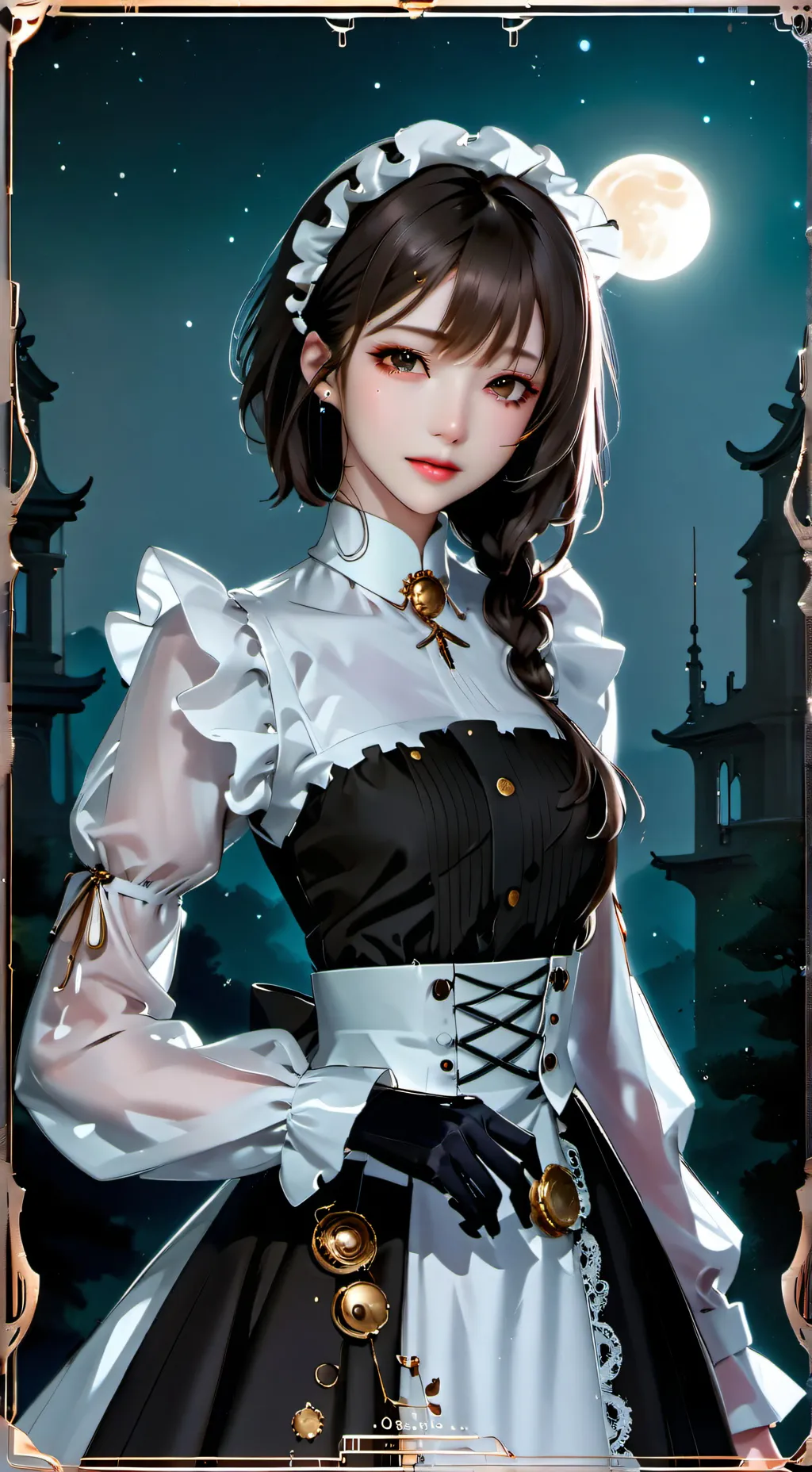 ai character: Luna background