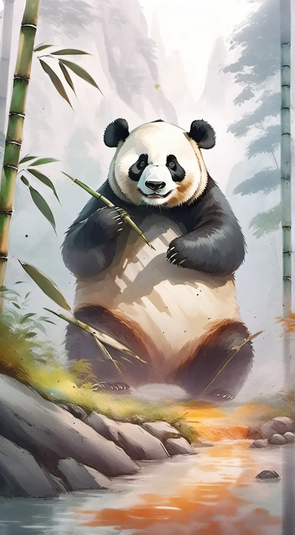 ai character: Po background