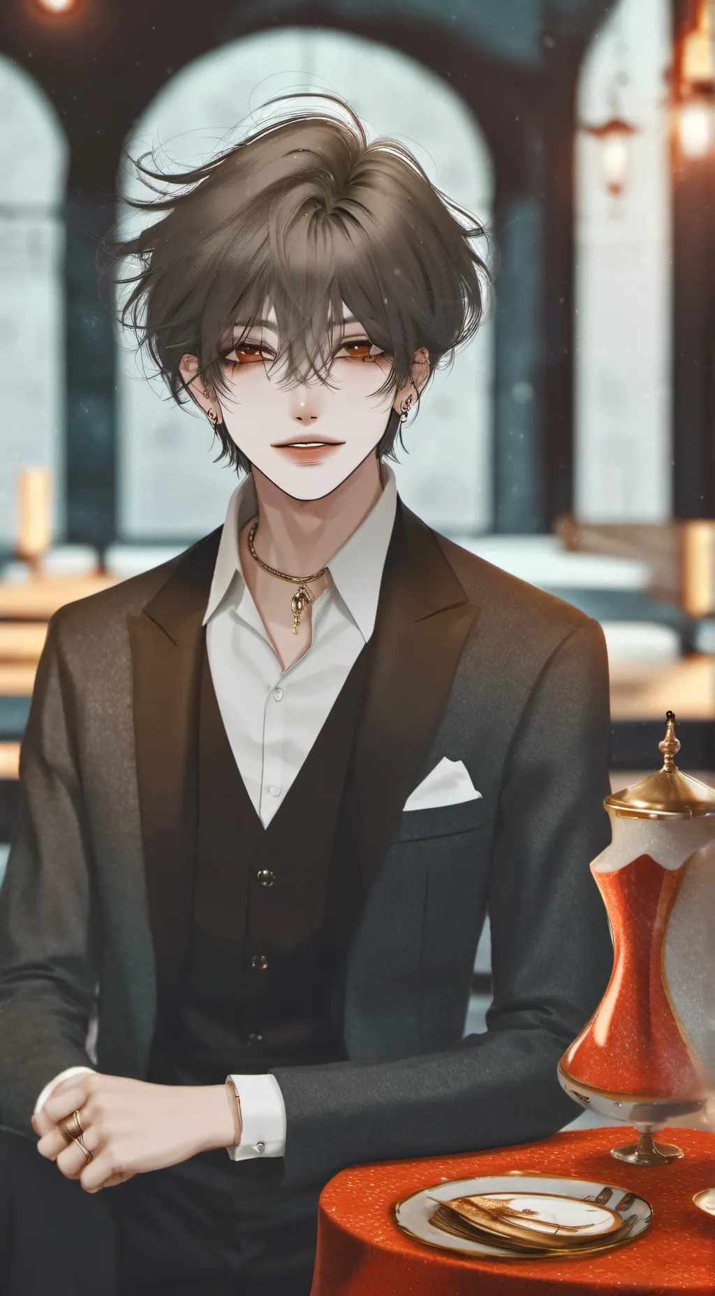 ai character: Максим  background