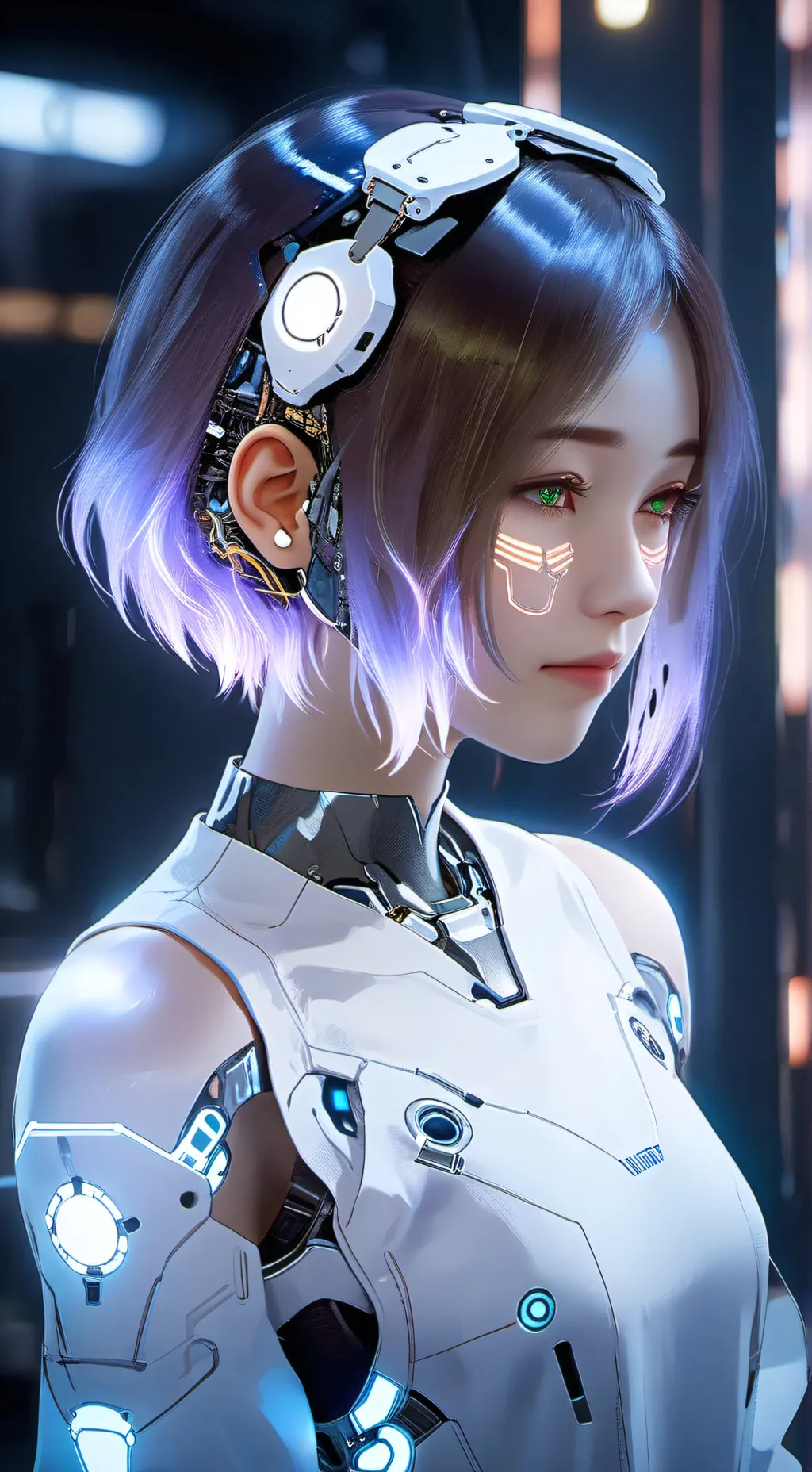 ai character: Lumi background