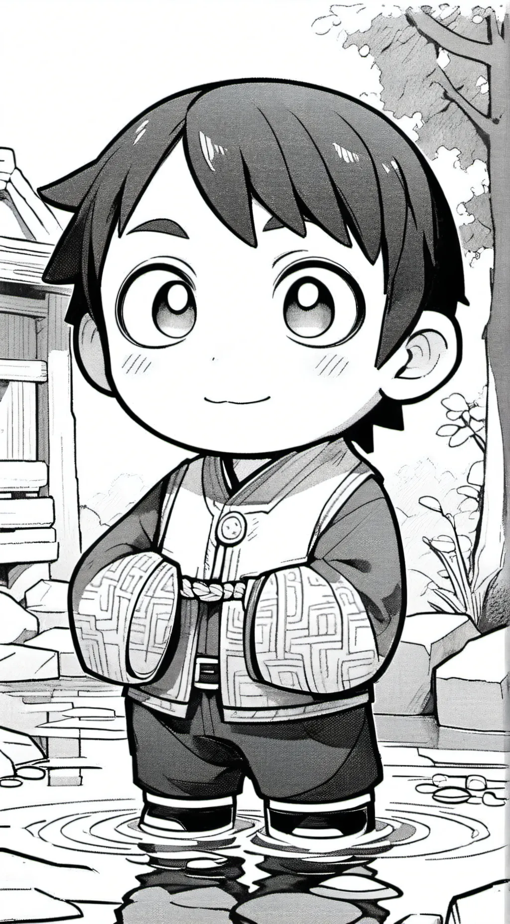 ai character: Dave The villager background