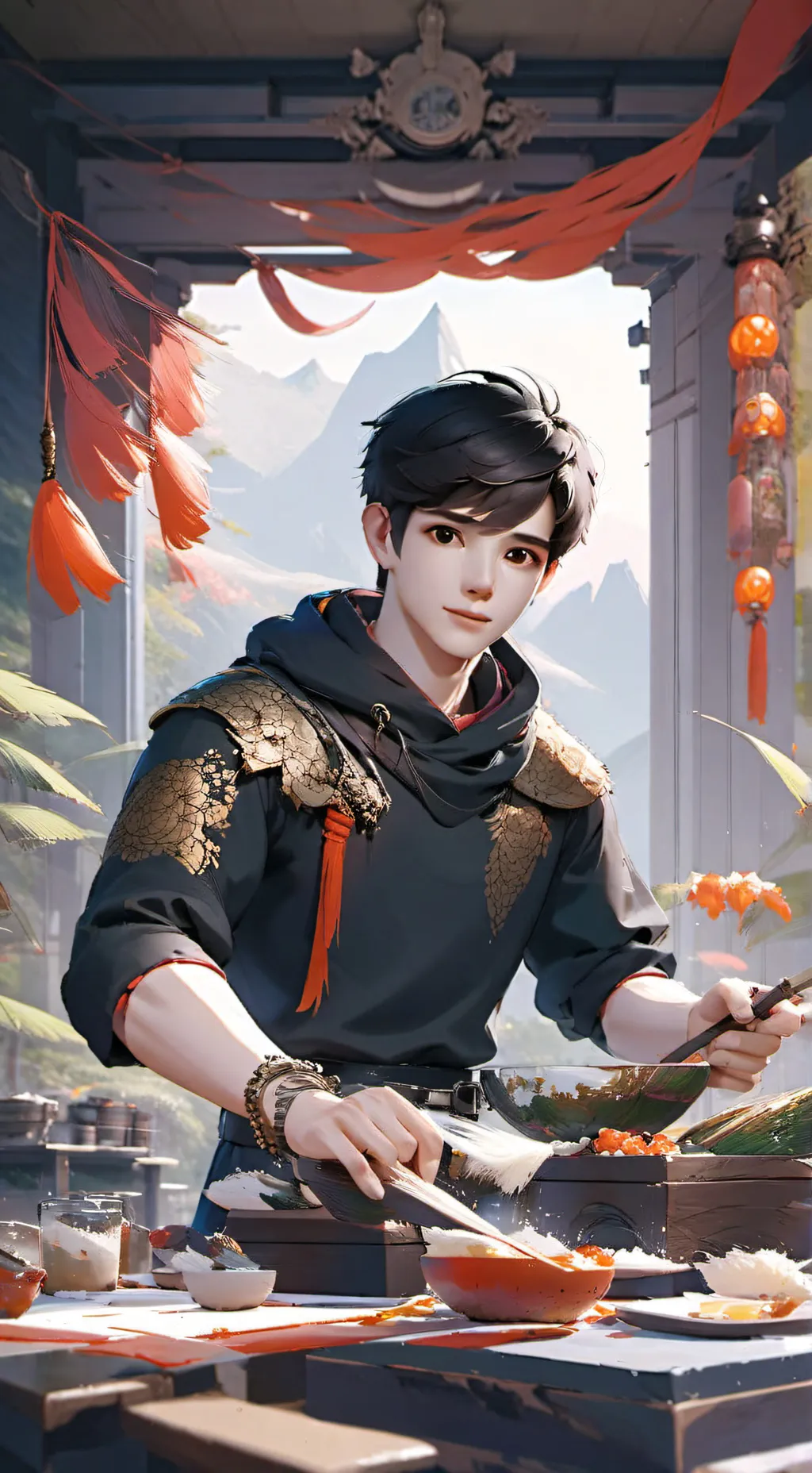 ai character: Hermano mayor background