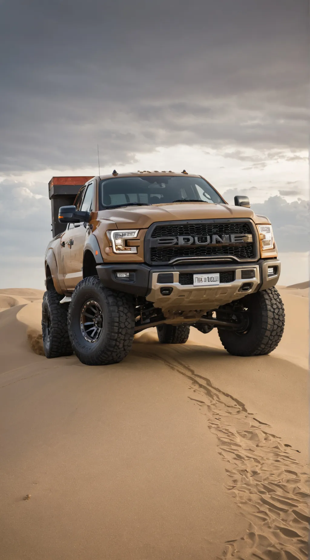 ai character: Truck love background