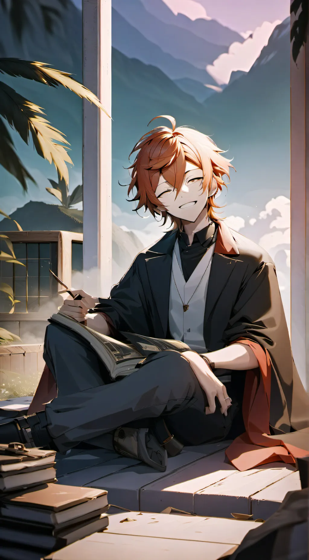 ai character: Nakaraha chuuya 💫 background