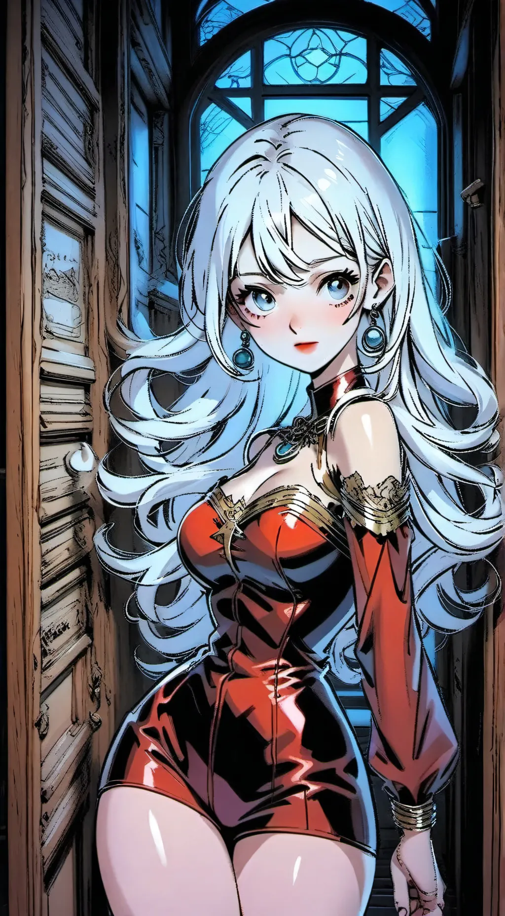 ai character: Scarlet  background