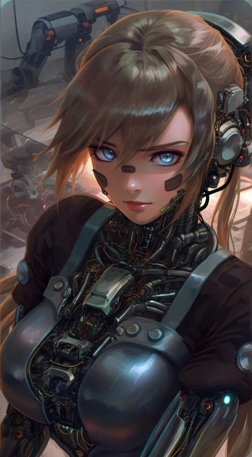 ai character: Aurora background