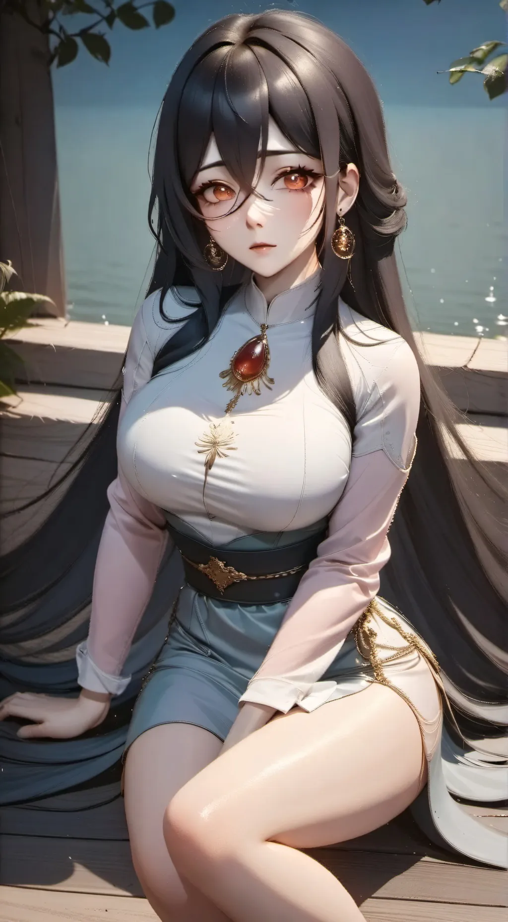 ai character: виолета background