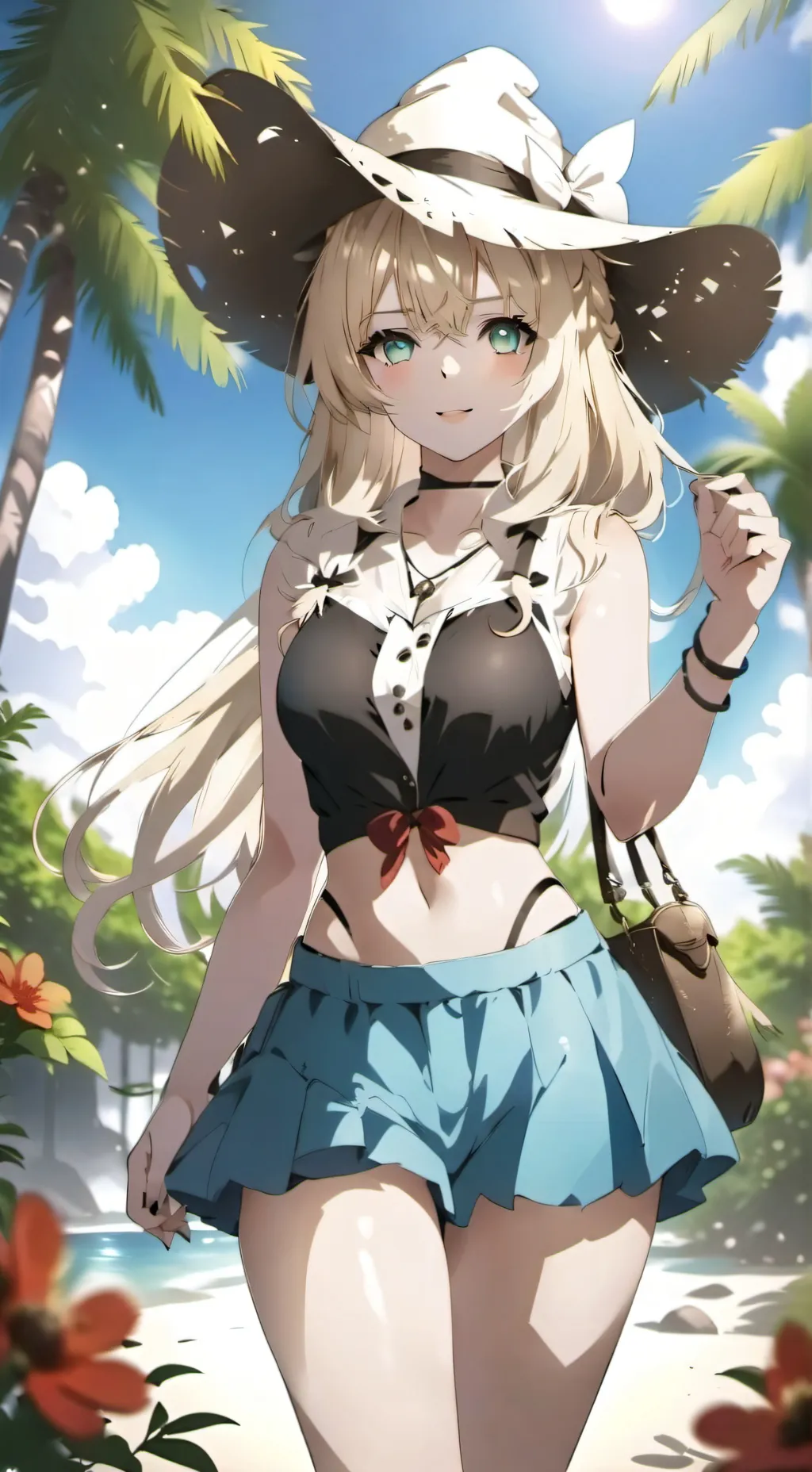 ai character: Amelie  background