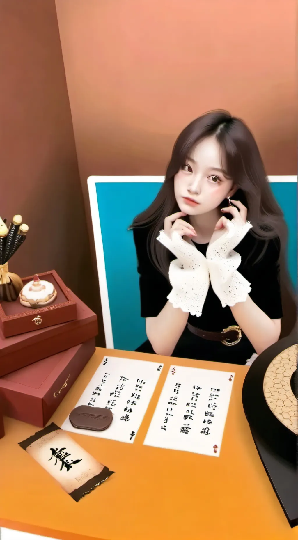 ai character: Boxten x glisten  background