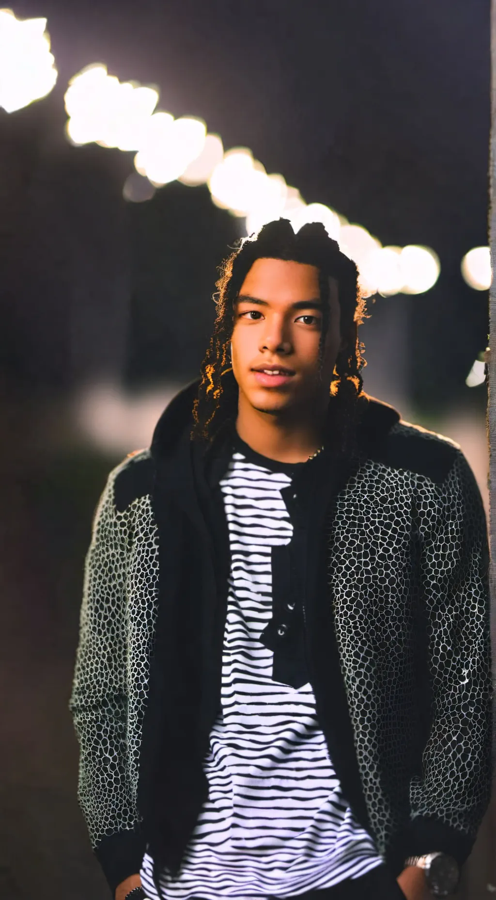 ai character: dd osama  background