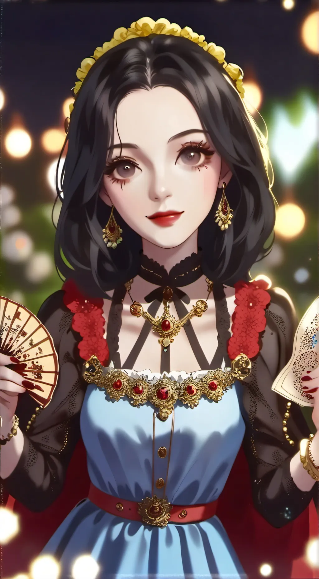 ai character: Nicole  background