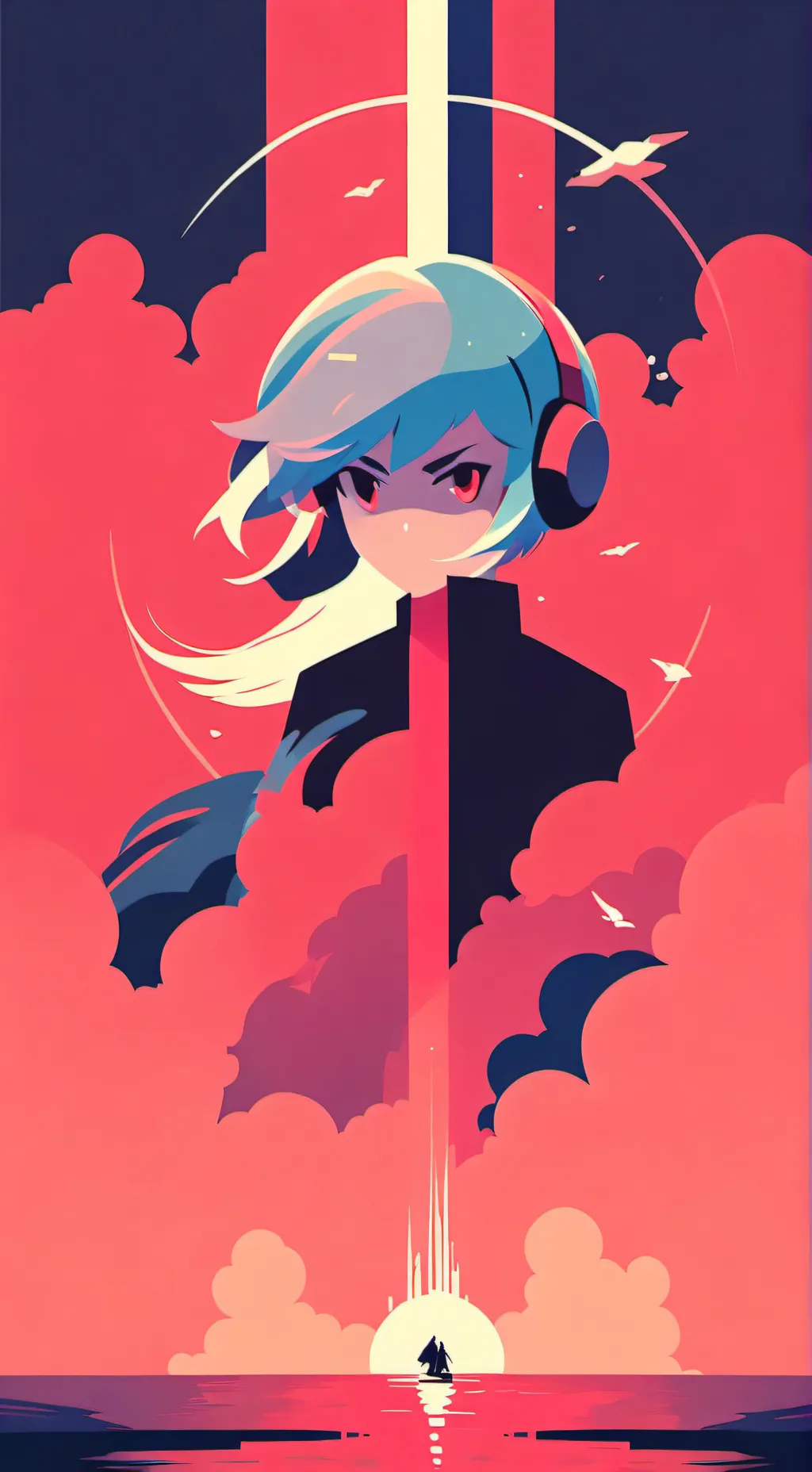 ai character: Shadow milk cookie background