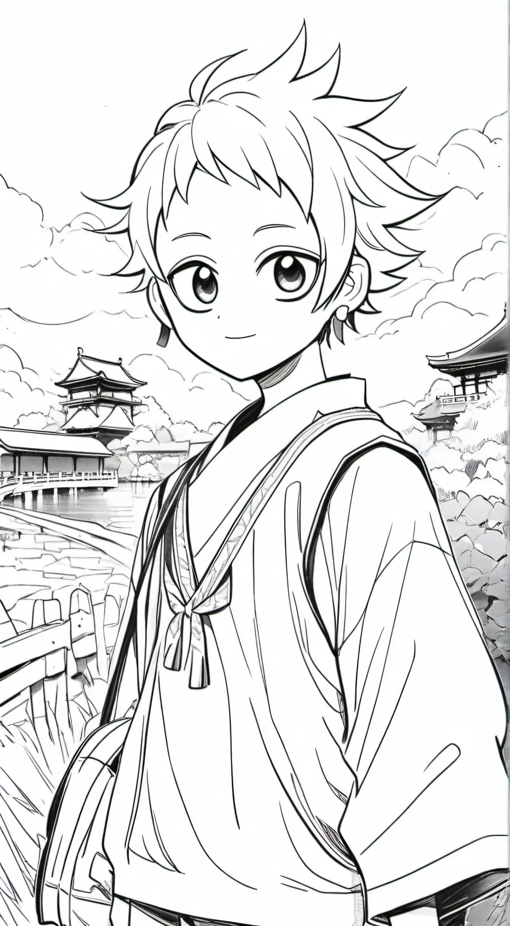 ai character: dandys world house background