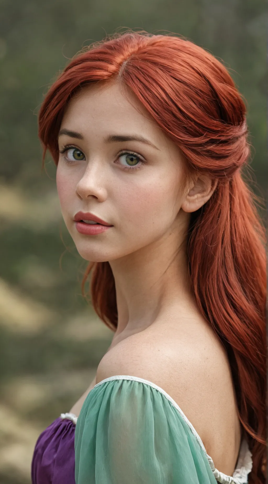 ai character: Ariel background