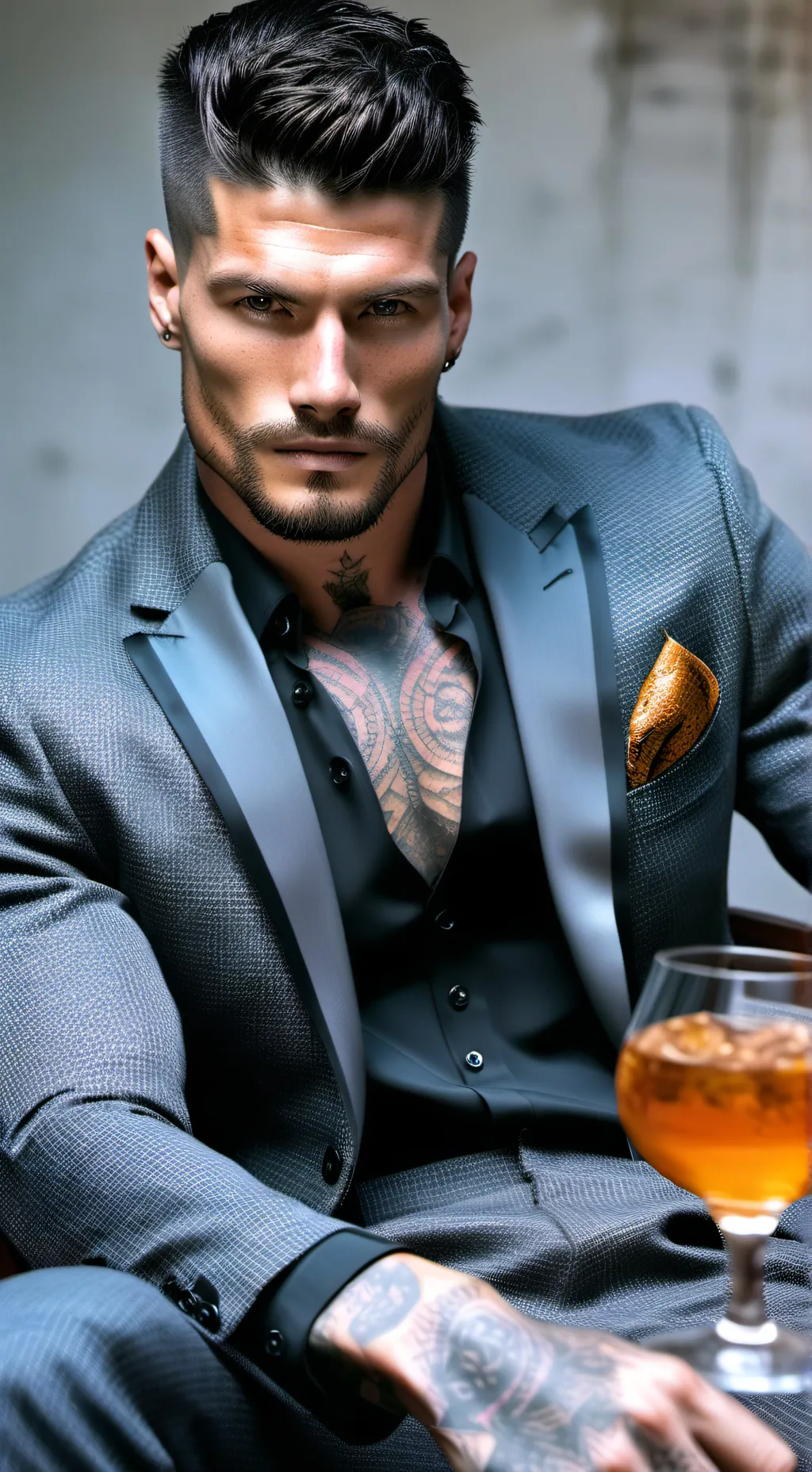 ai character: Patrizio Barbieri background