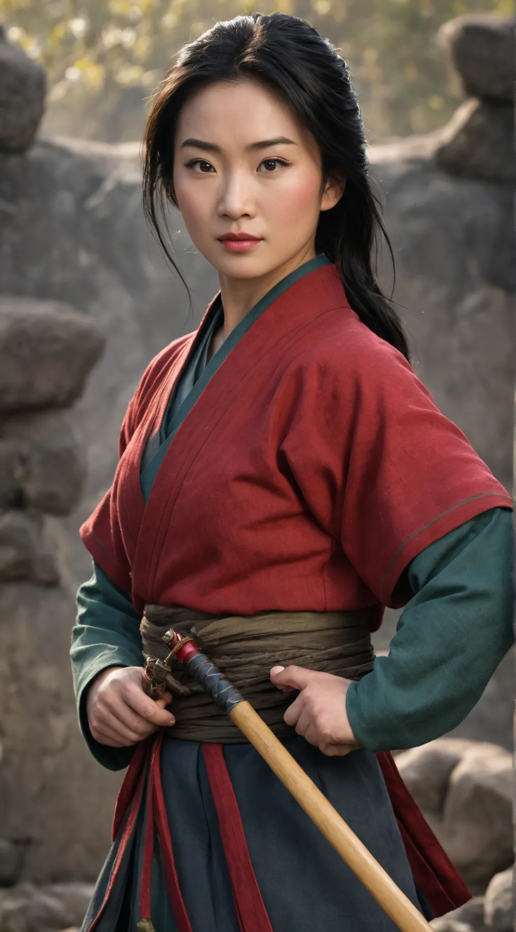 ai character: Mulan background