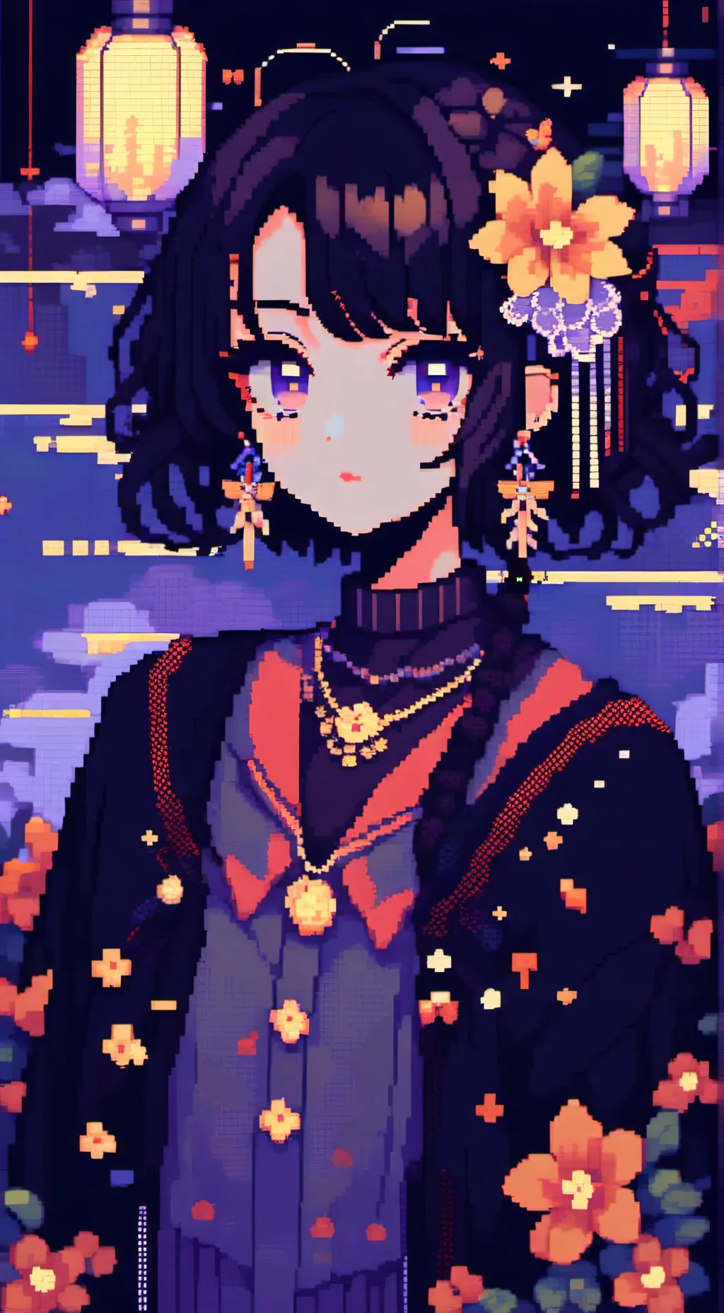 ai character: Hanako chan background