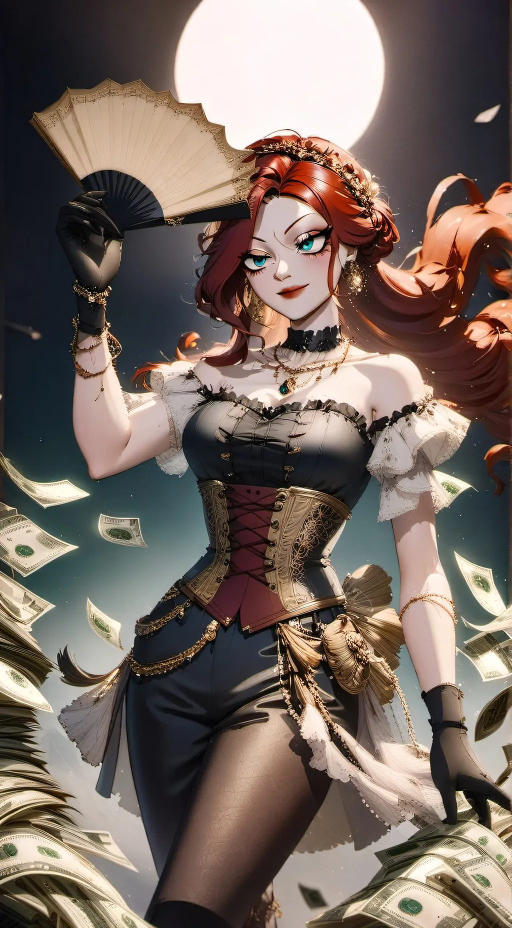 ai character: Bella  background