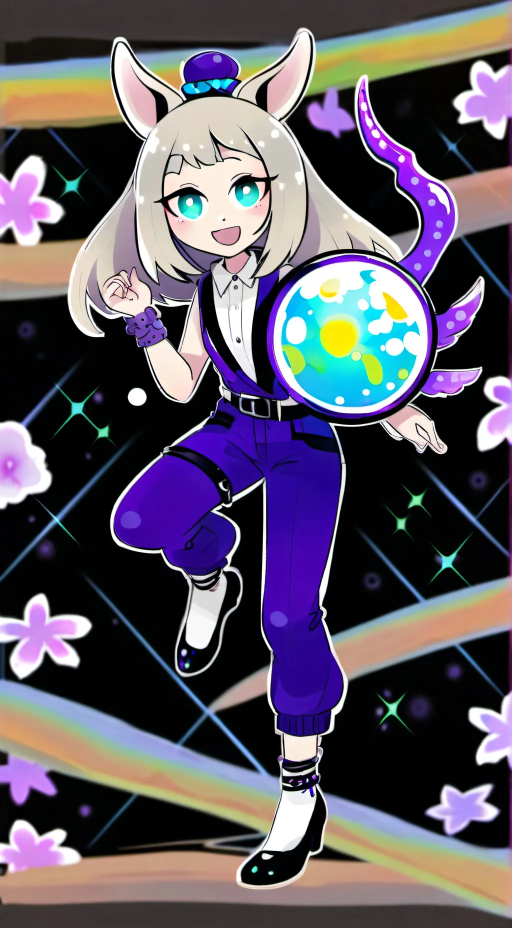 ai character: Cosmo nya sprout background