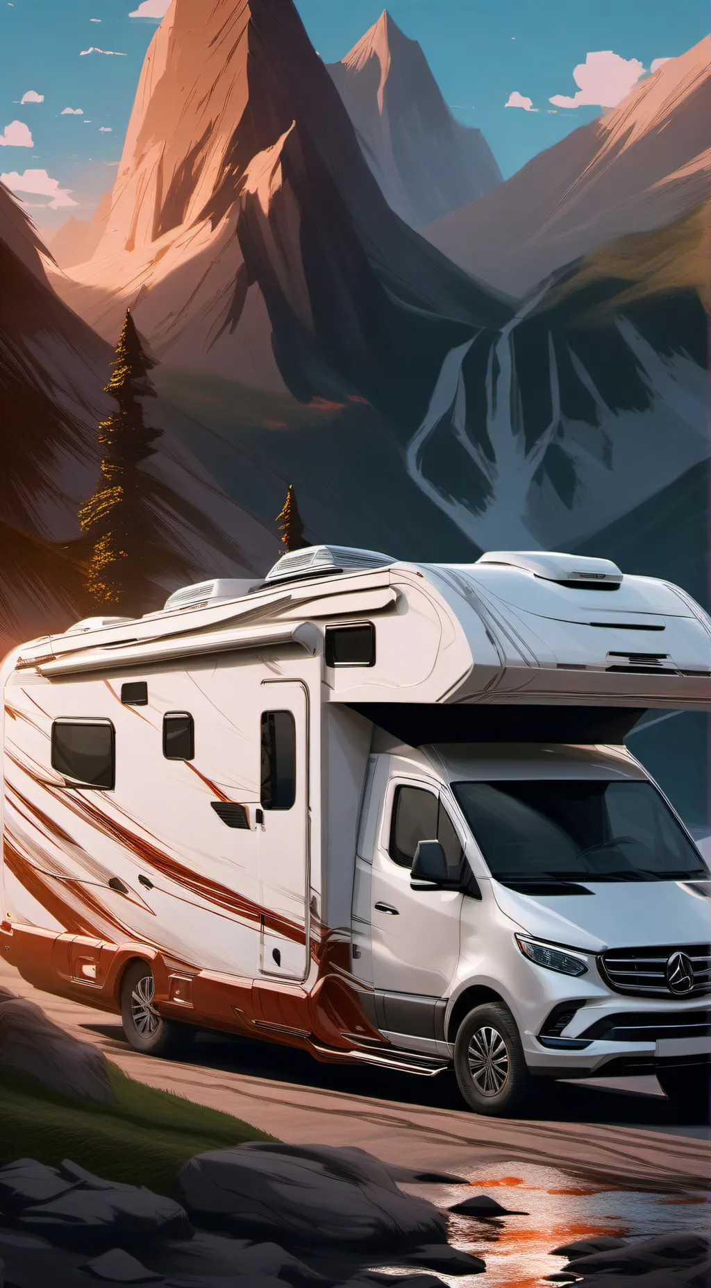 ai character: Fpe road trip  background