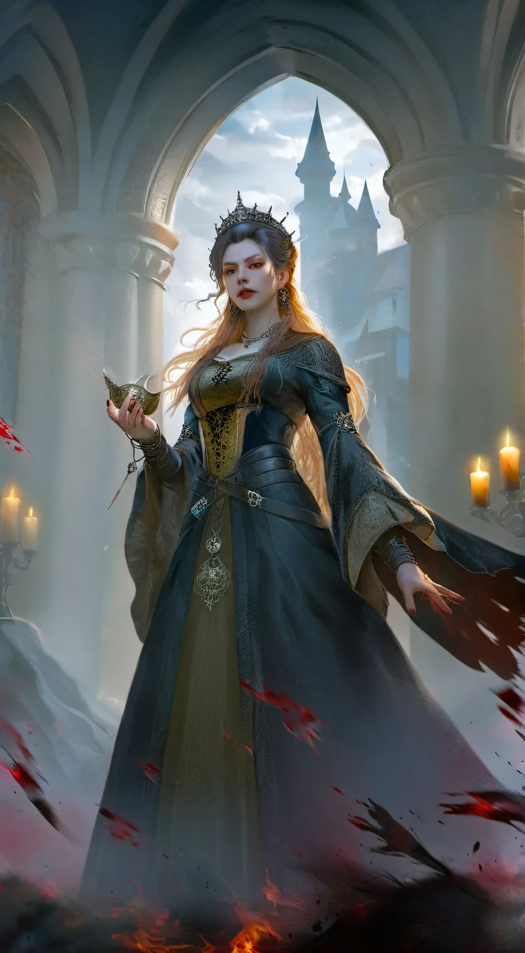 ai character: the vampire queen background