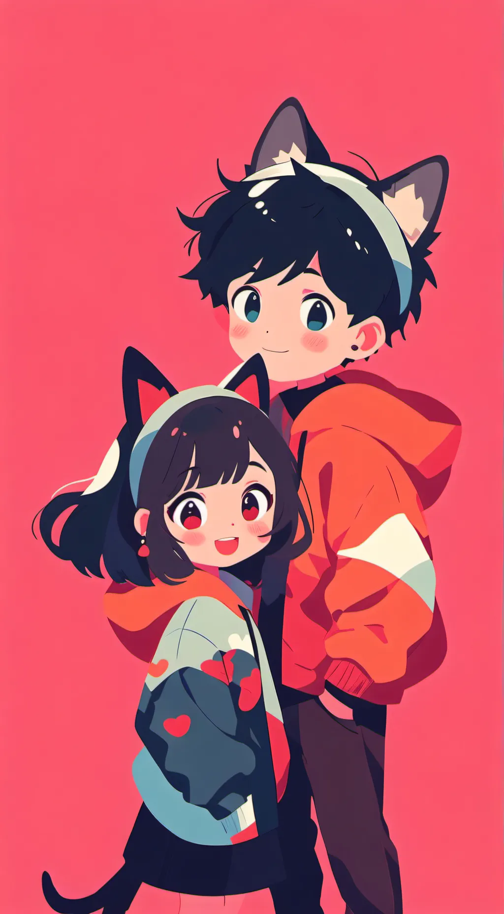 ai character: Pebble+Coal Humans background