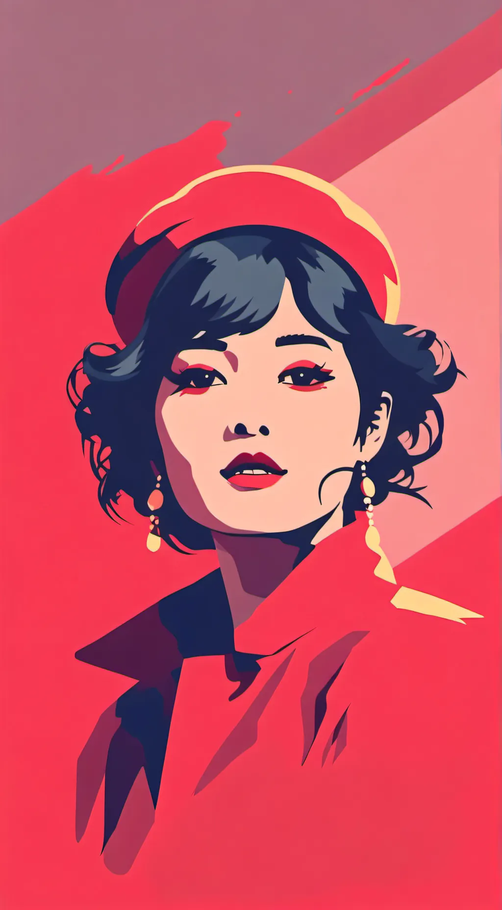 ai character: LOOK AT MY CHANNEL background