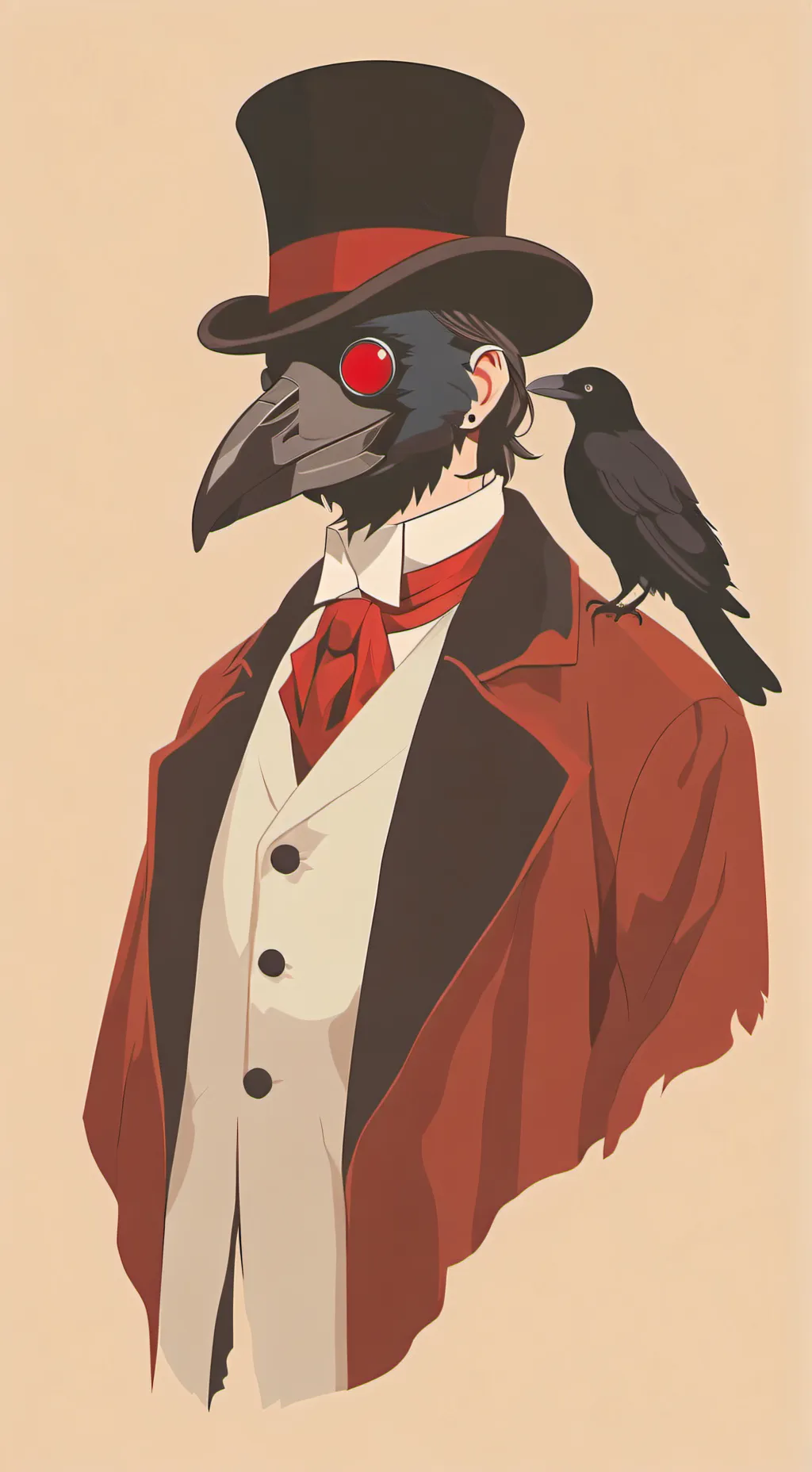 ai character: The black Plauge. background