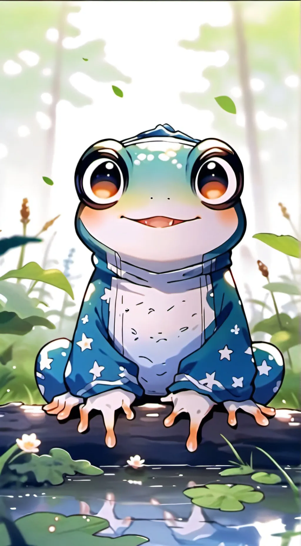 ai character: giyuu frog background