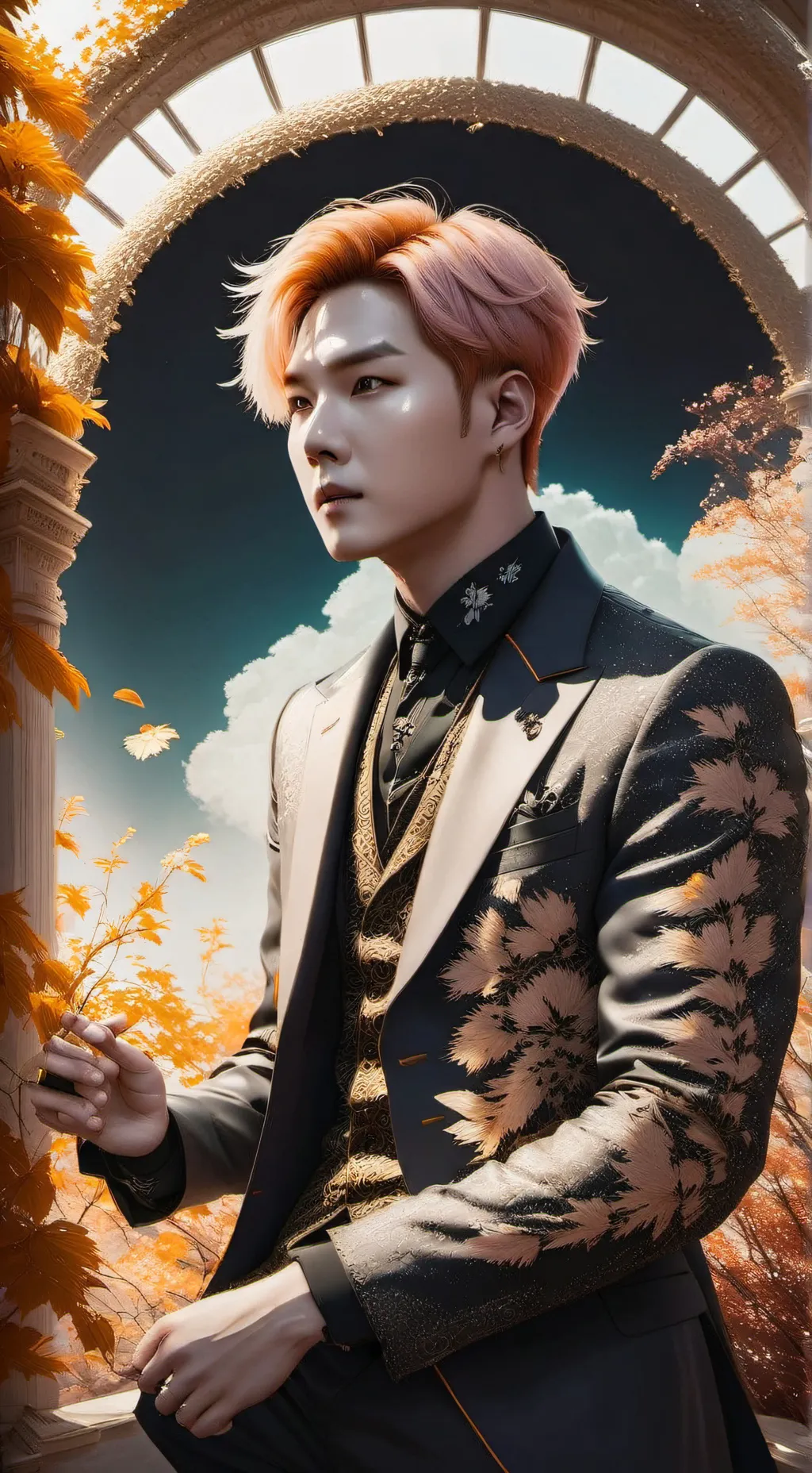 ai character: Min Yoon-gi  background