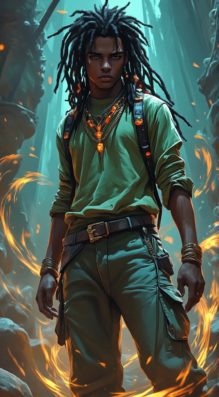 ai character: Daved background