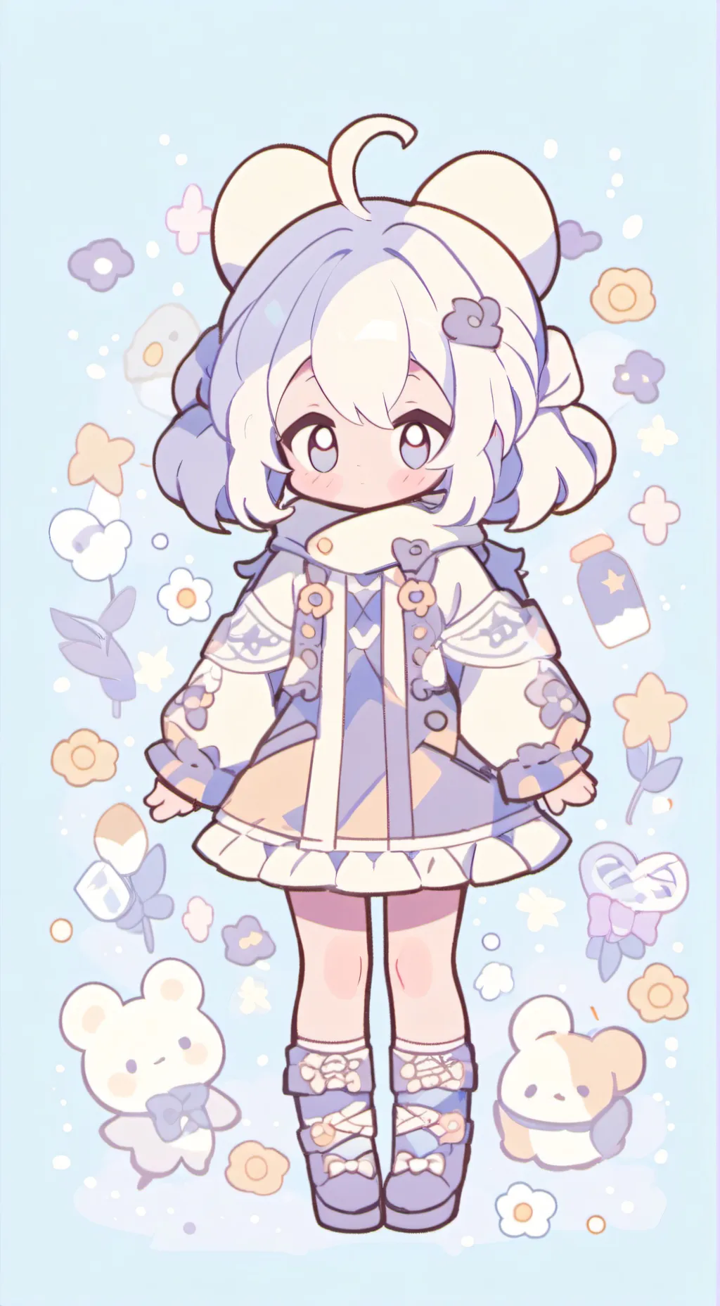 ai character: Camí  background