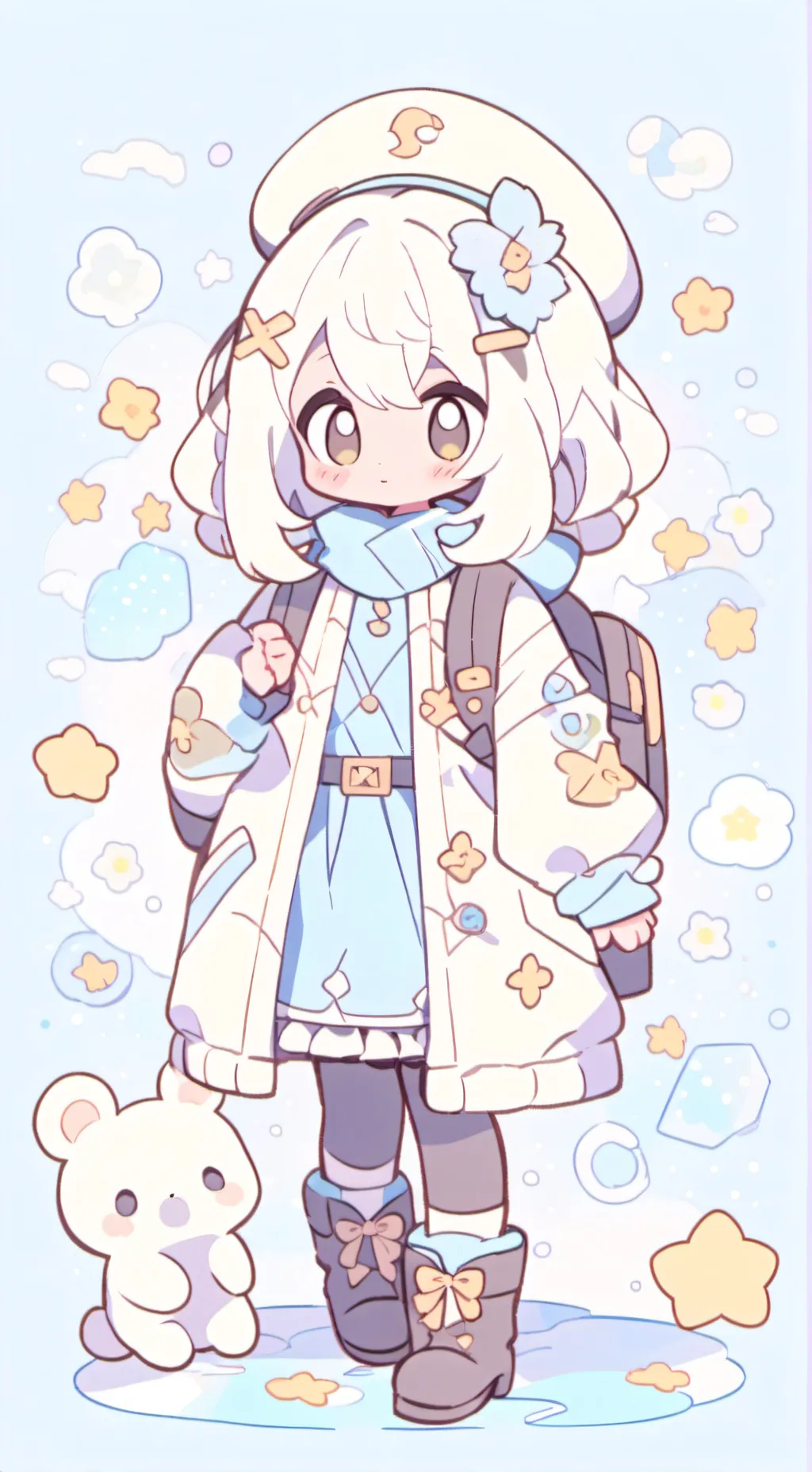 ai character: mha + une mytho  background