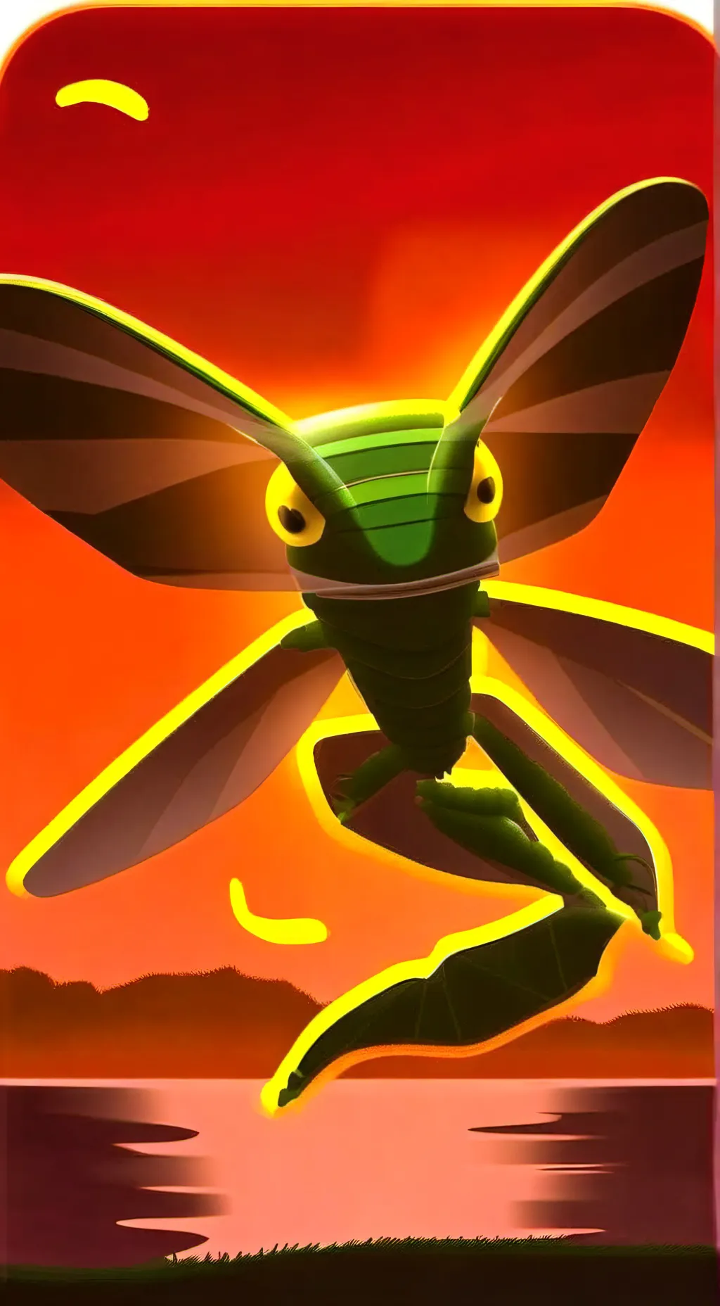 ai character: Dandys world background