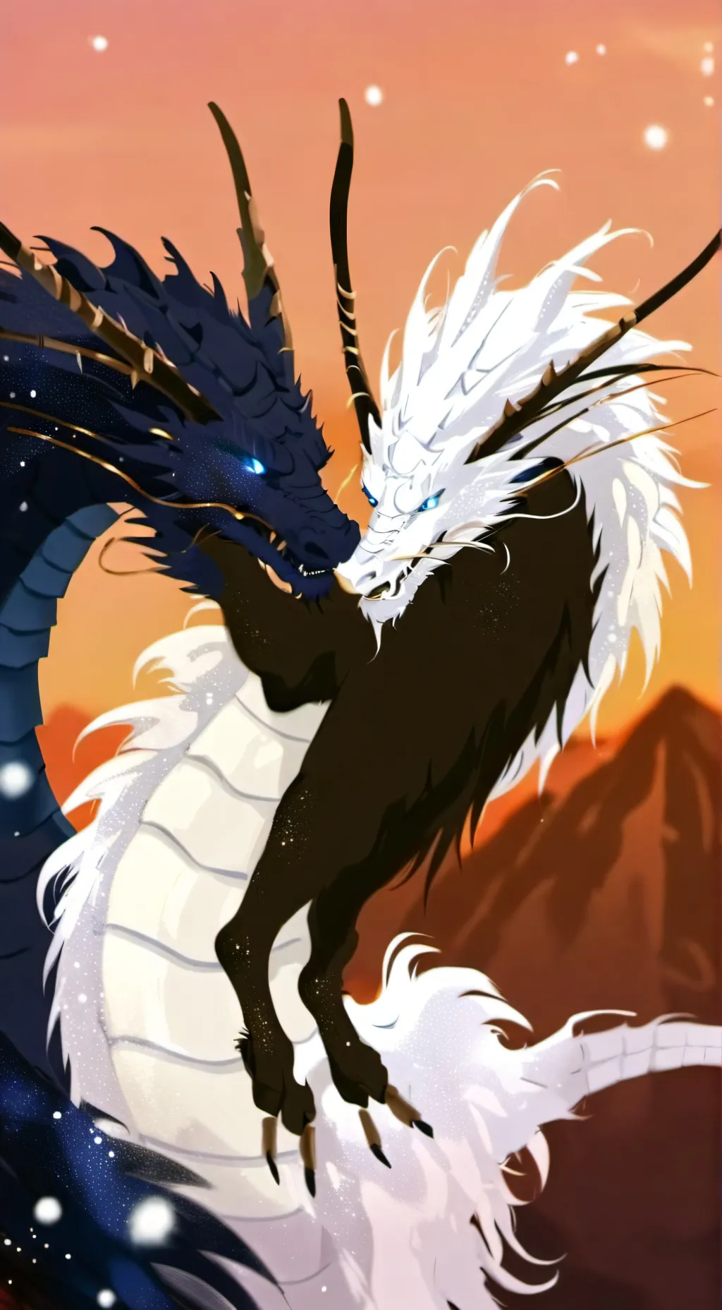 ai character: Stella and Luna background