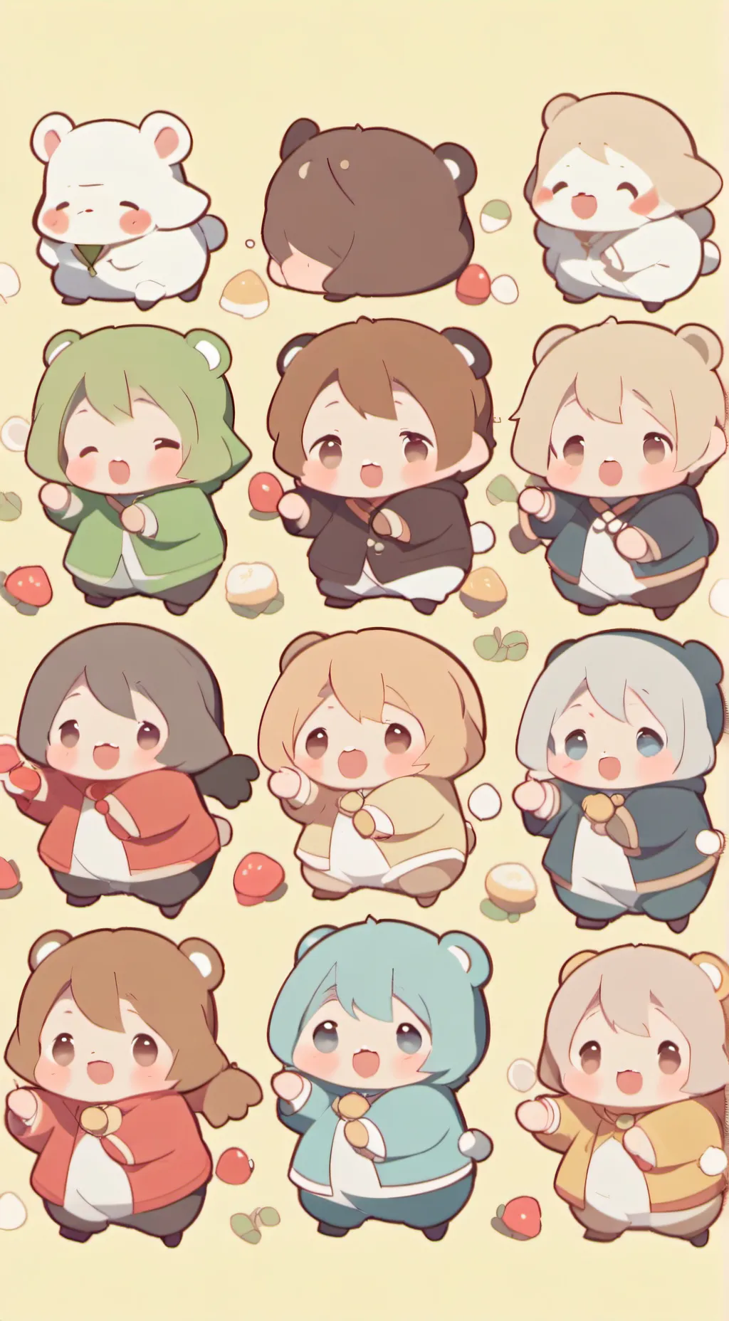 ai character: Babies background