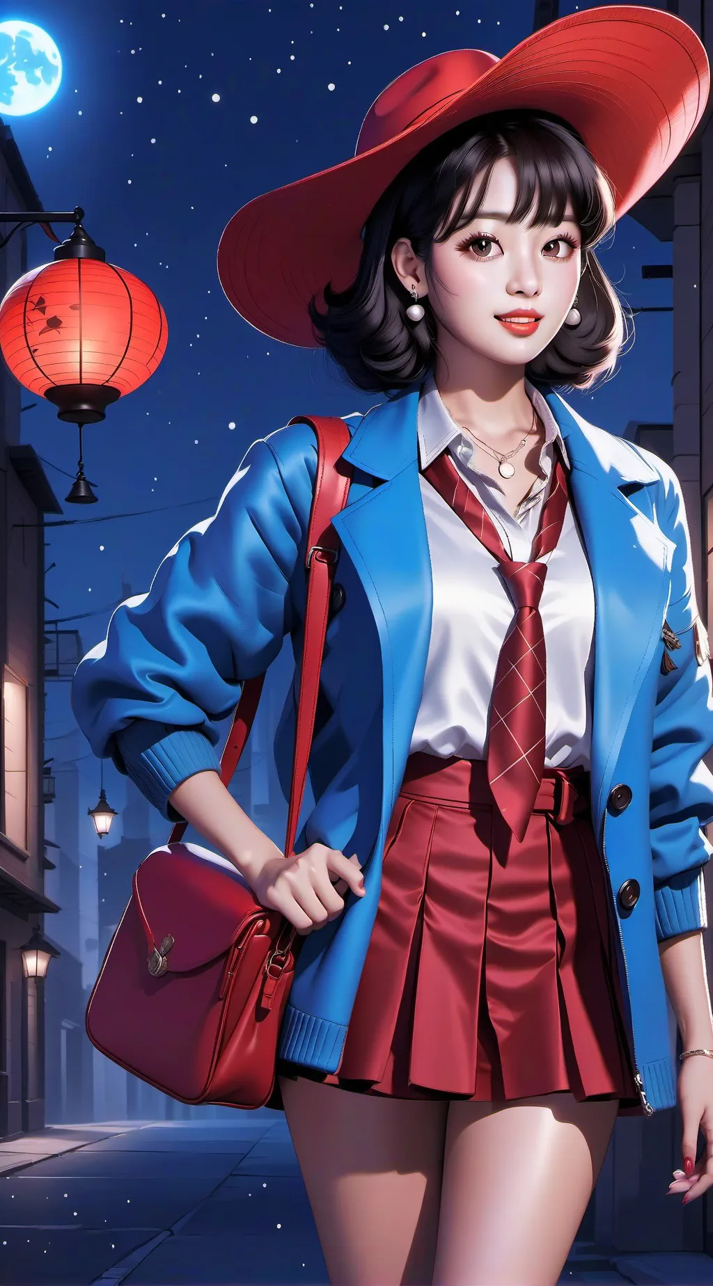 ai character: Jennie  background