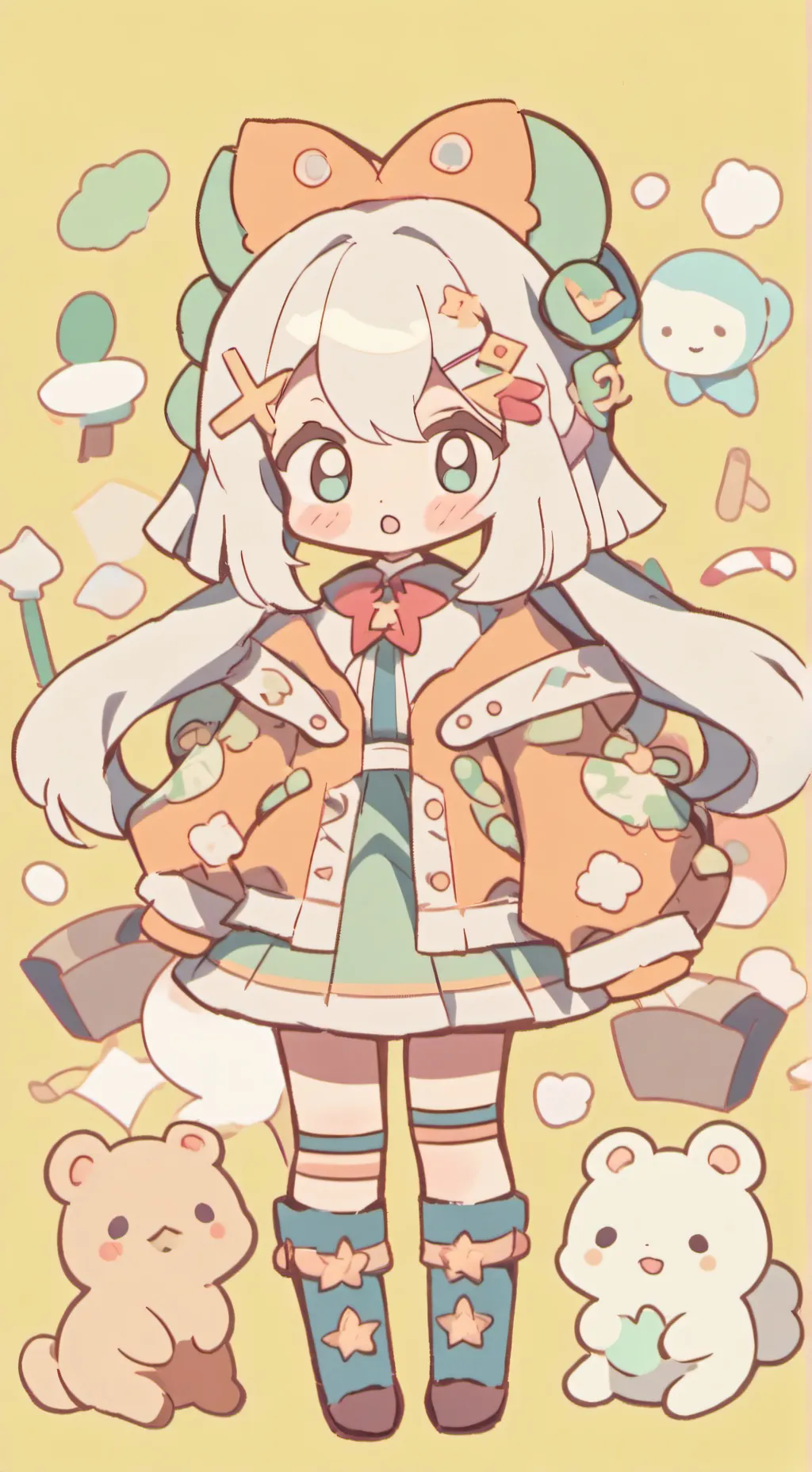 ai character: bakugou e deku background