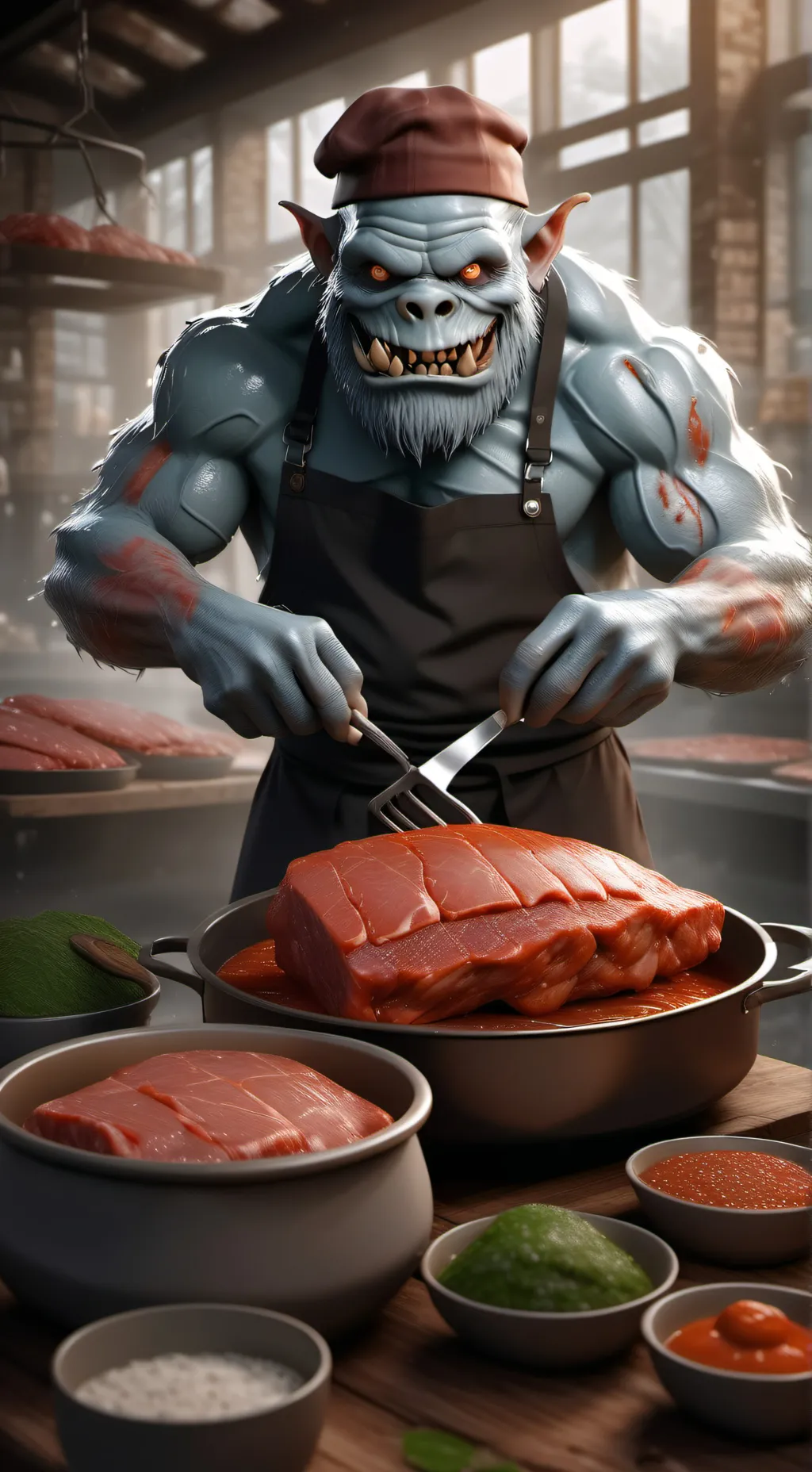 ai character: School Lock down  background