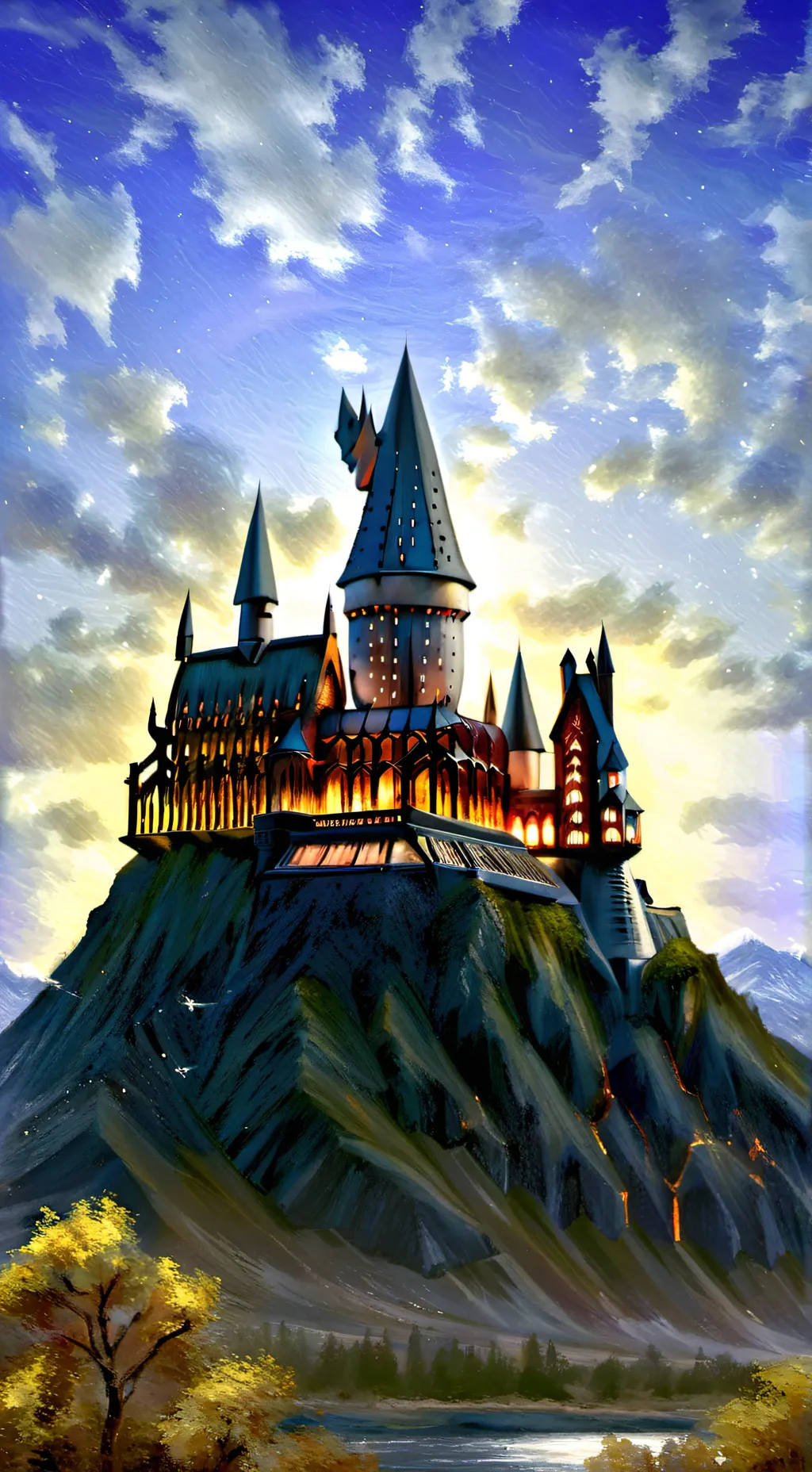 ai character: Hogwarts hospital  background