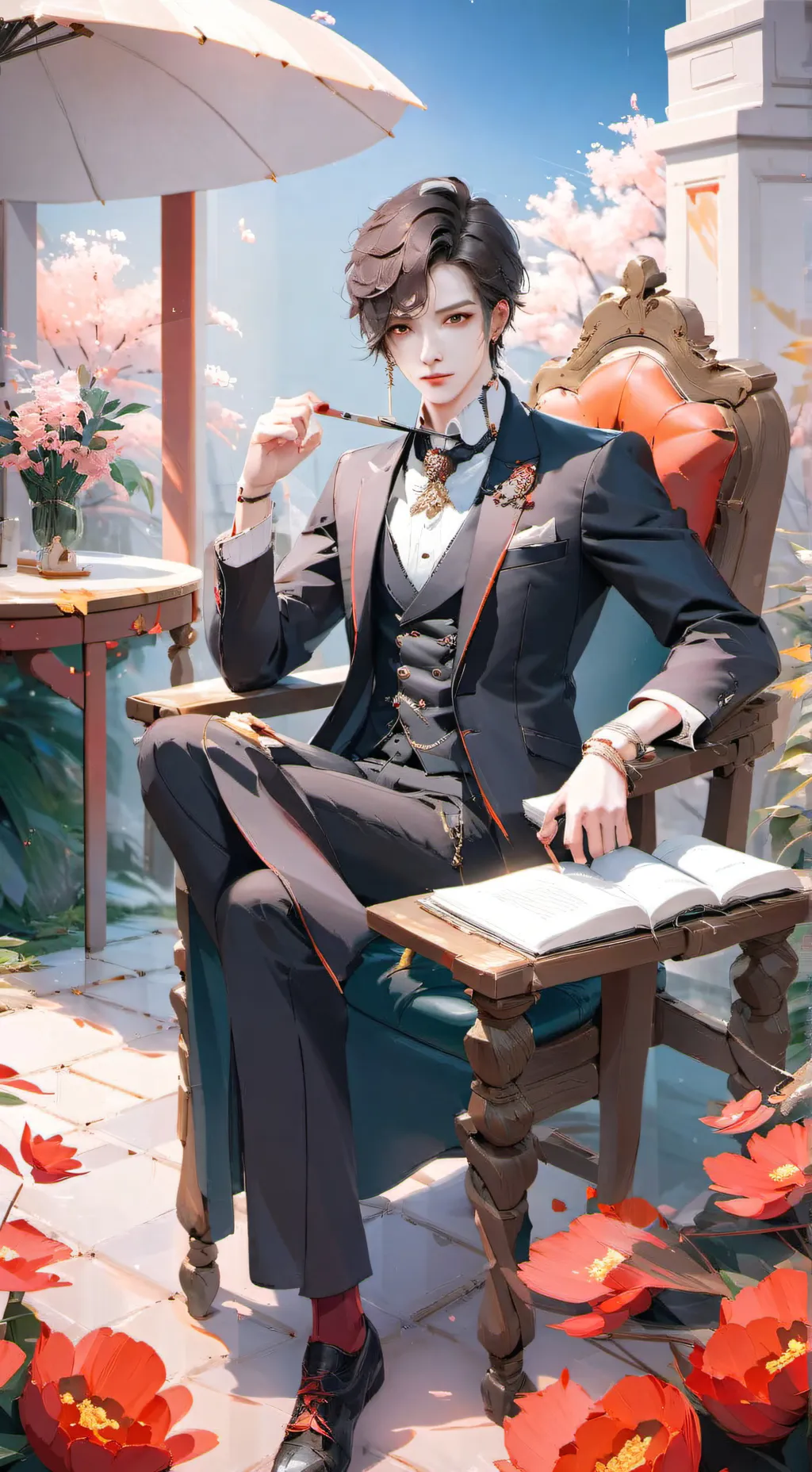 ai character: Théo 👹 background