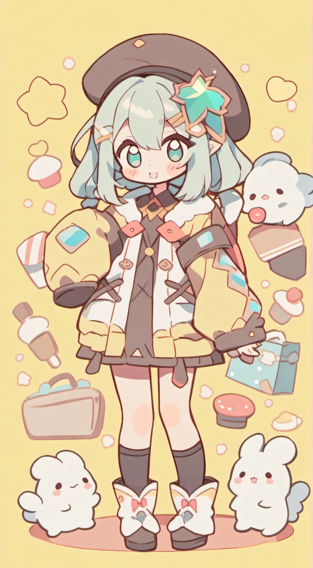 ai character: mha kid🔥🌠 background