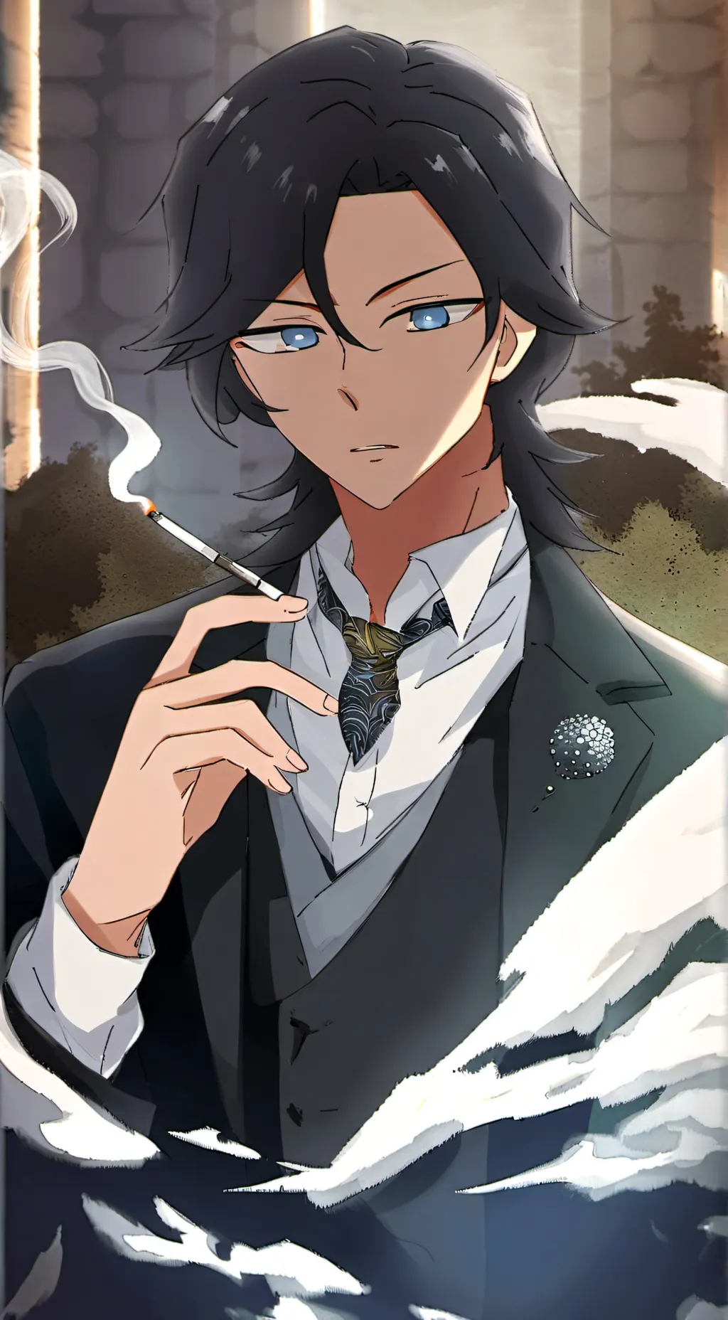 ai character: andrew collins background